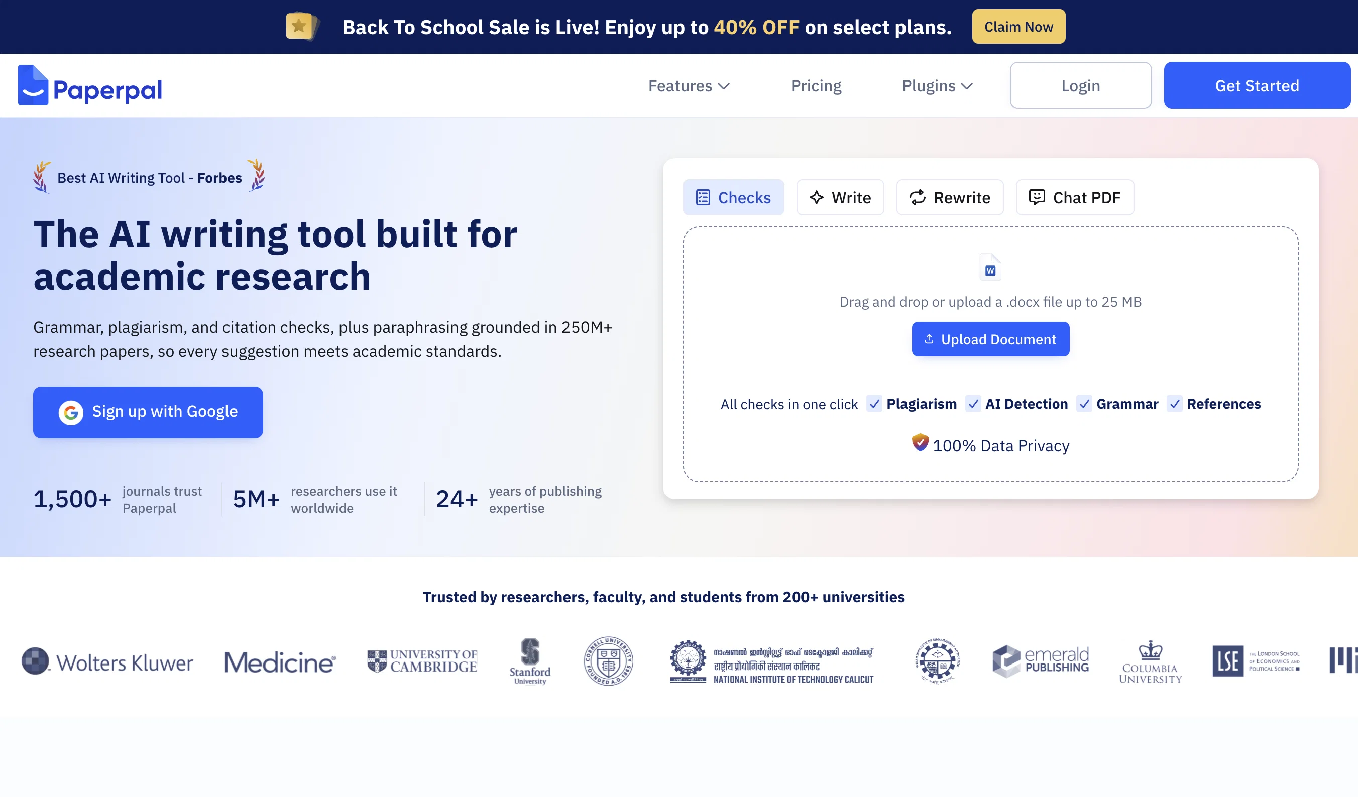 Paperpal website