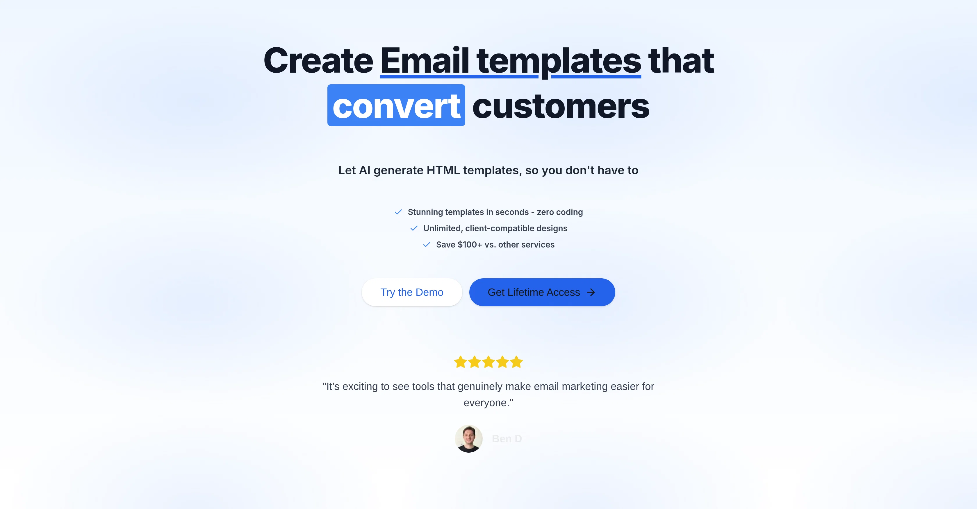 HTML Email website