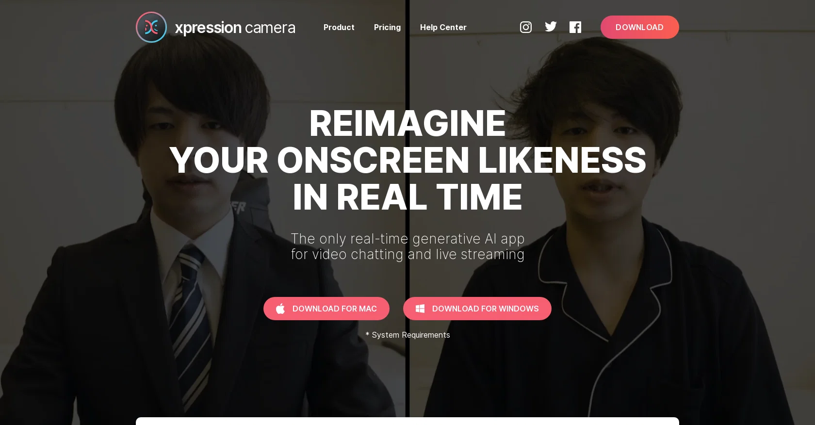 xpression camera website