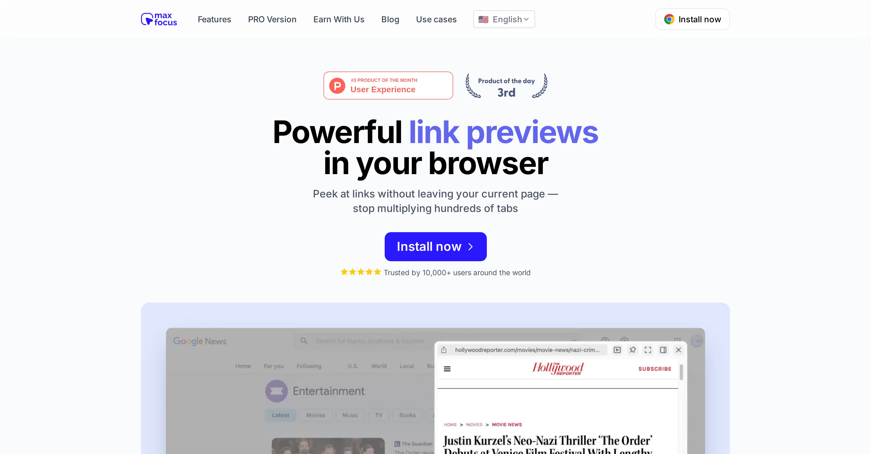 MaxFocus website