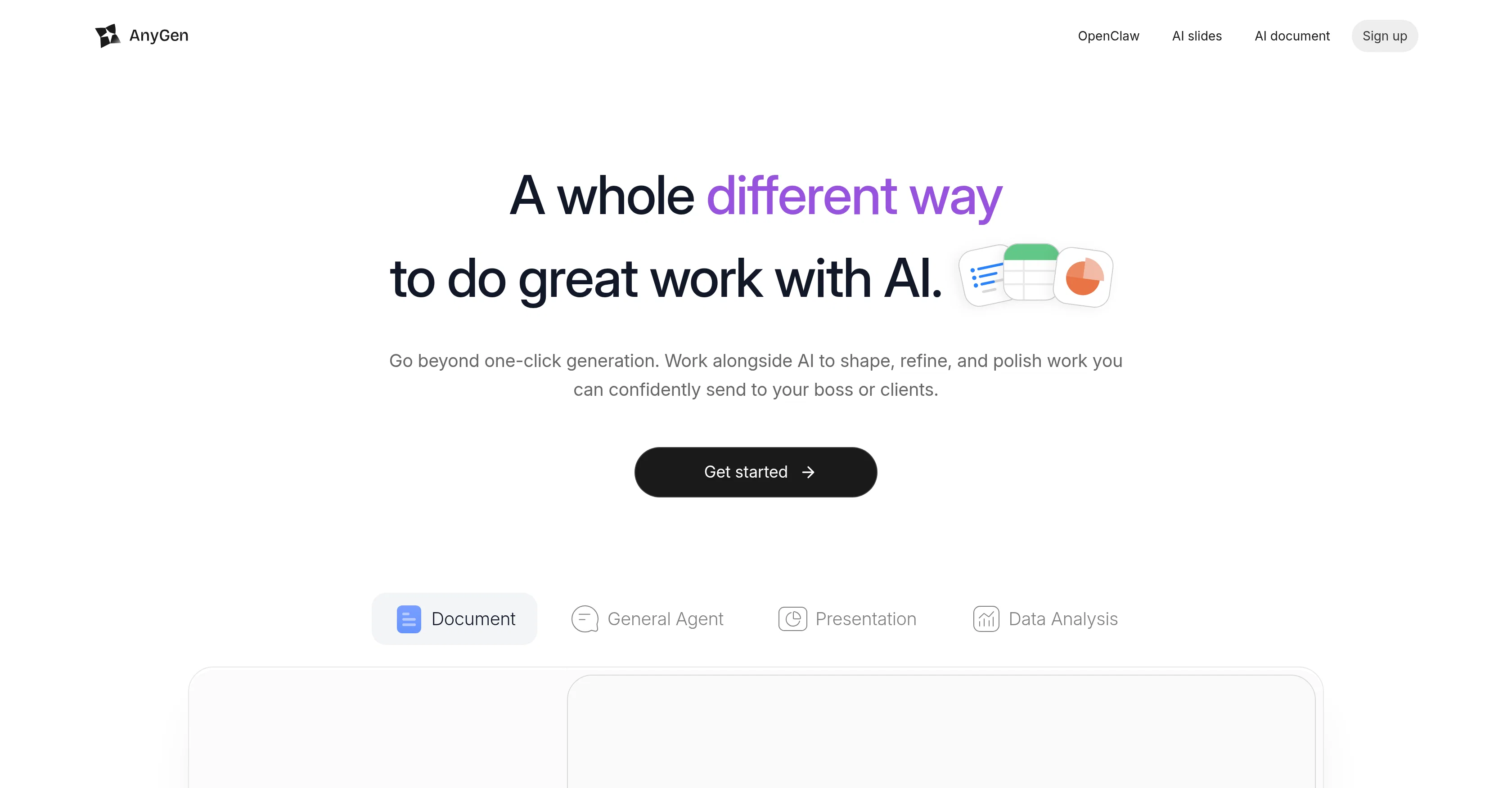 AnyGen website