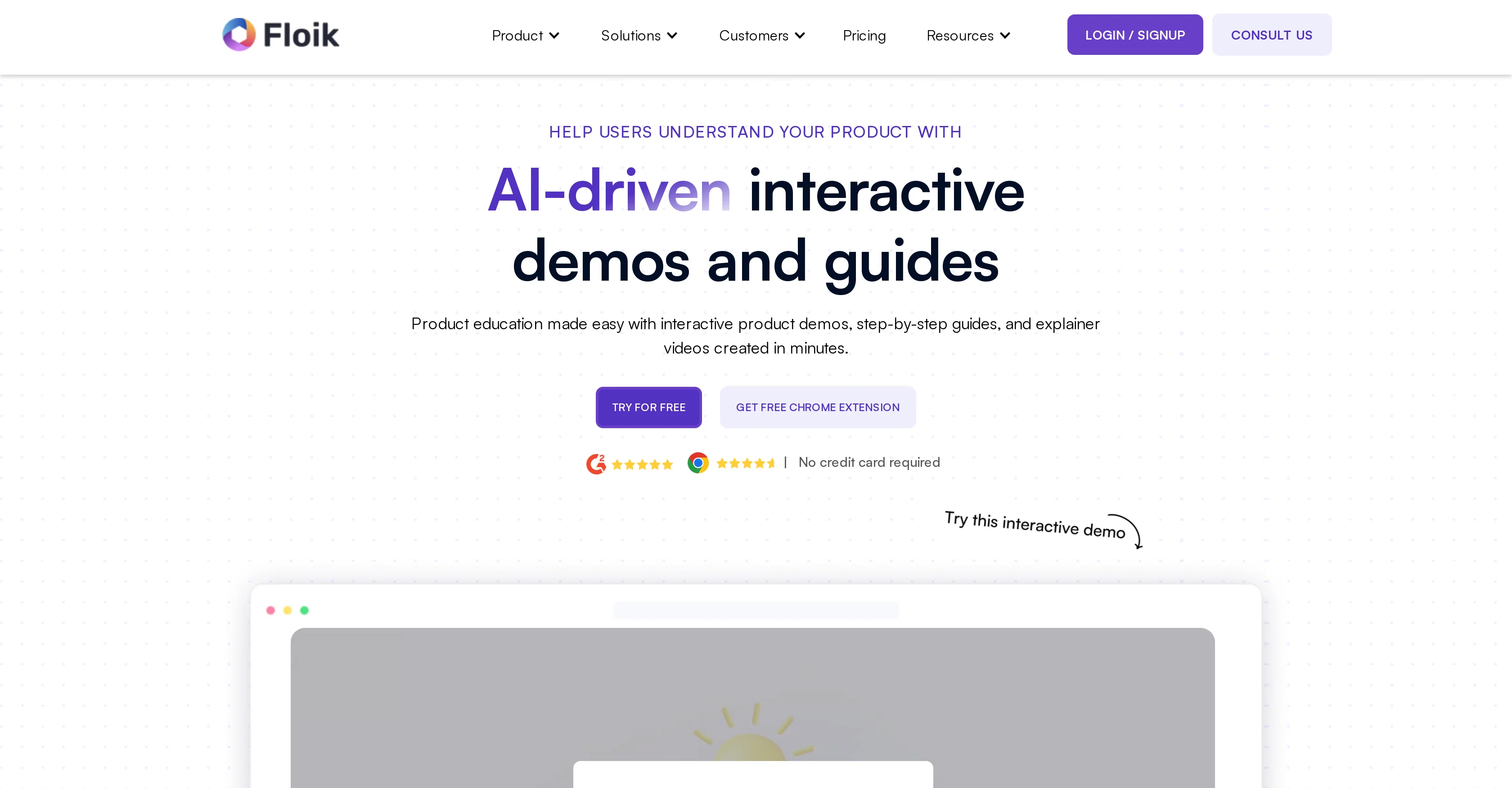 Floik website