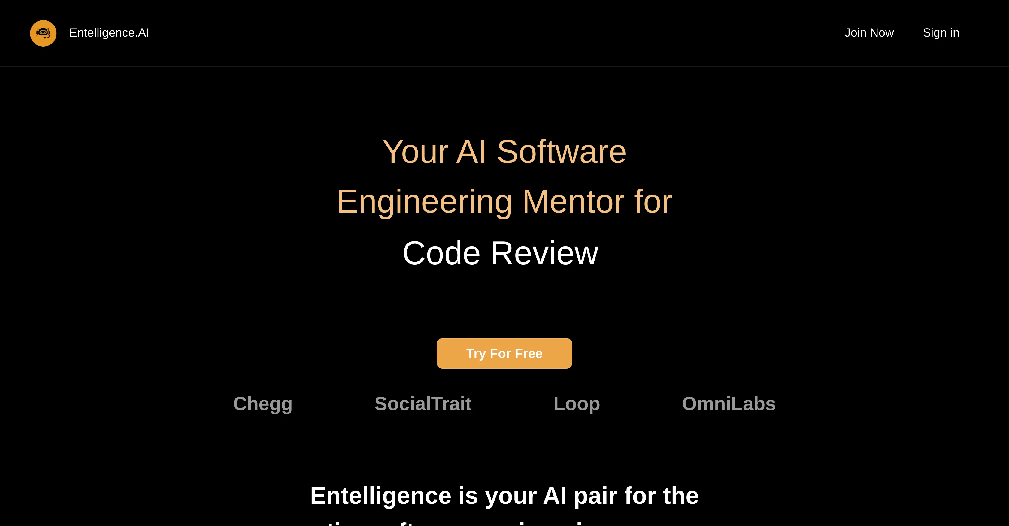 Entelligence website