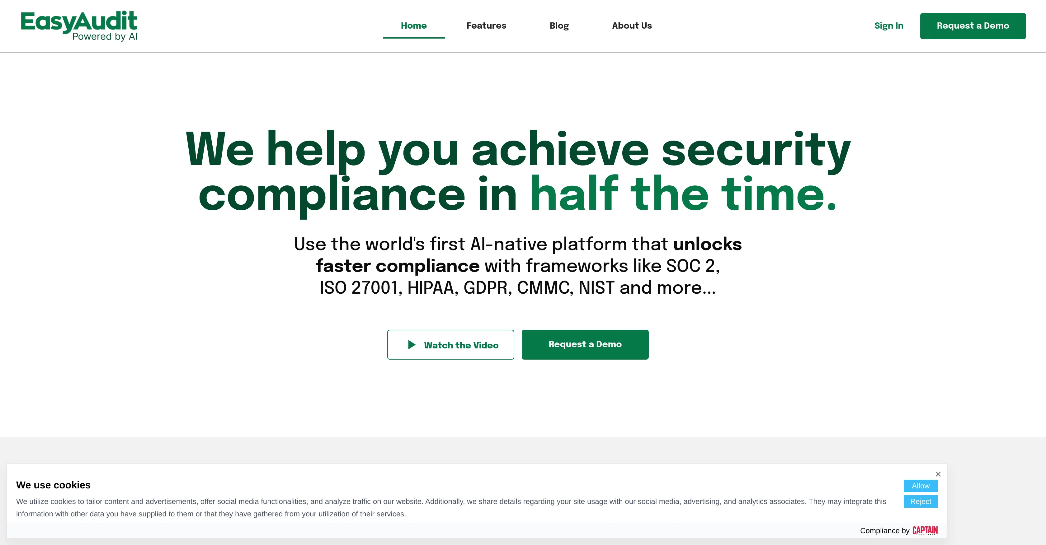 EasyAudit website