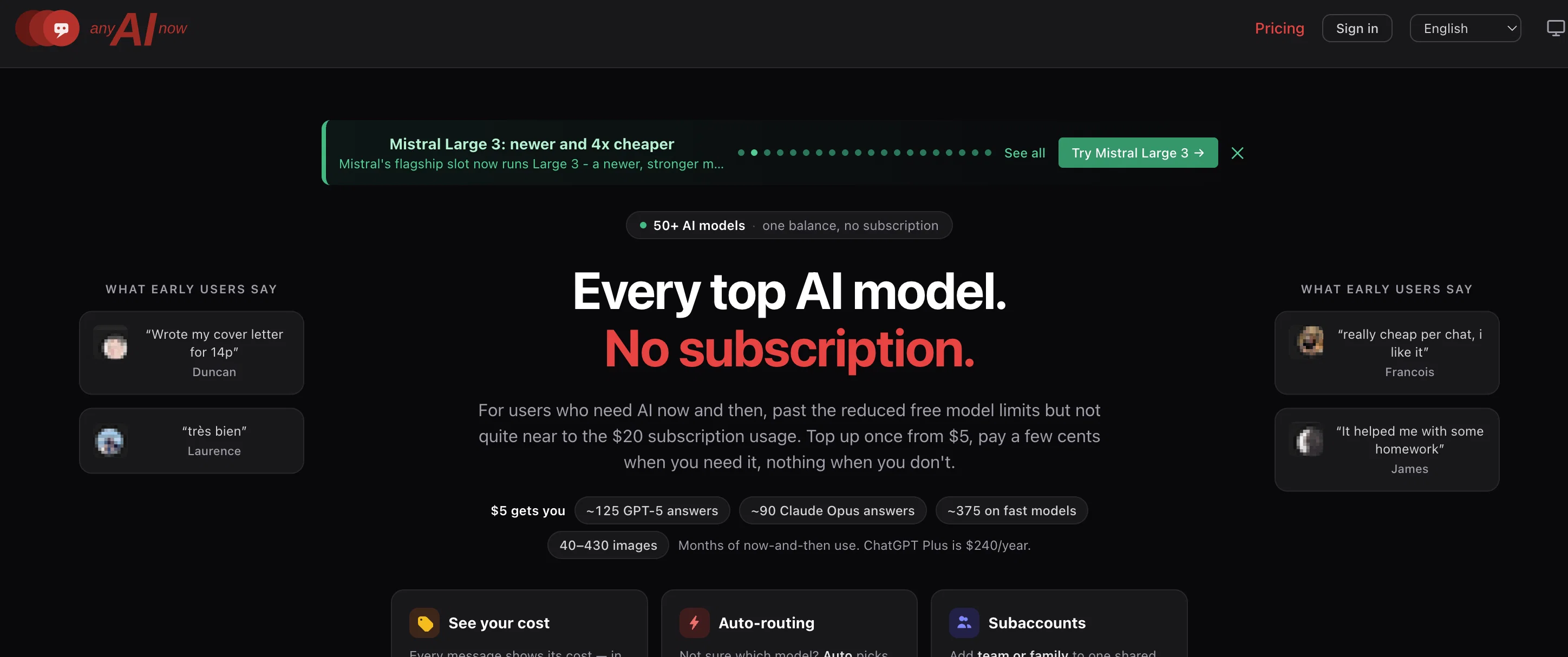 anyAInow website