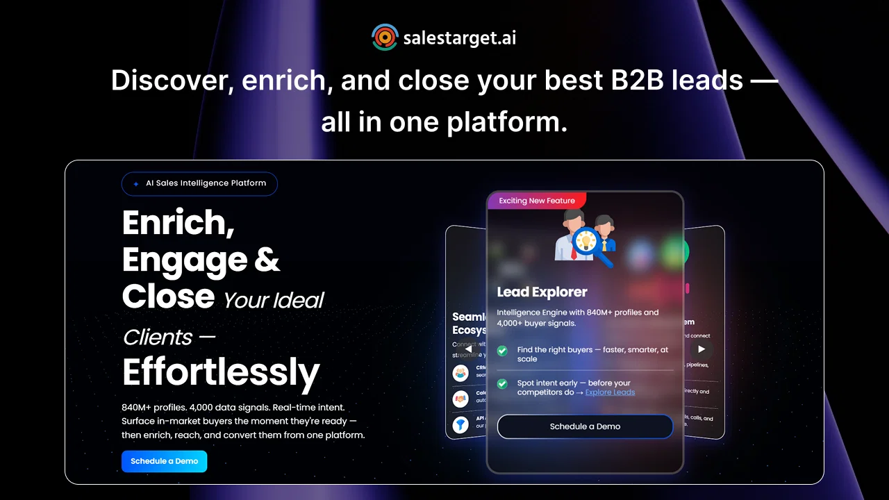 SalesTarget website