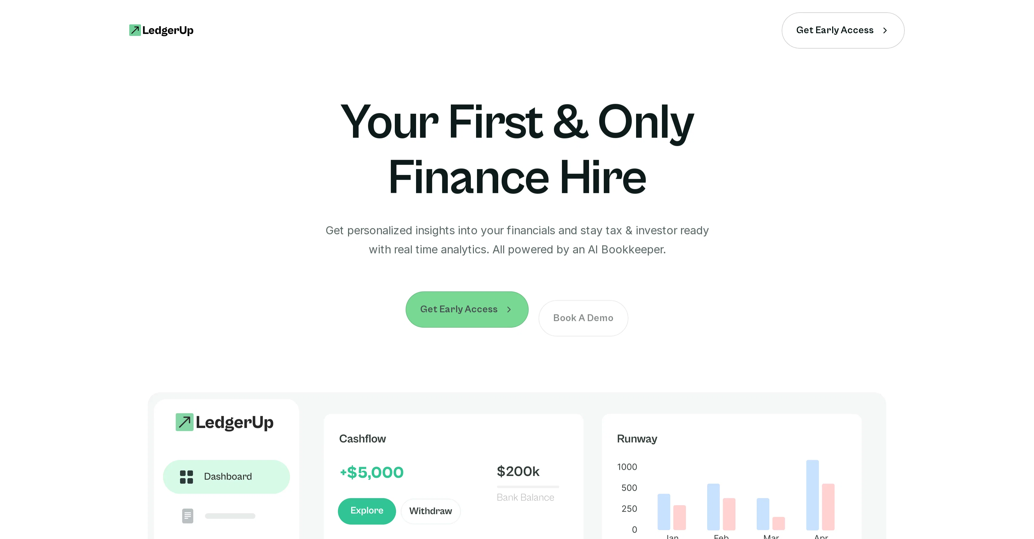 LedgerUp website