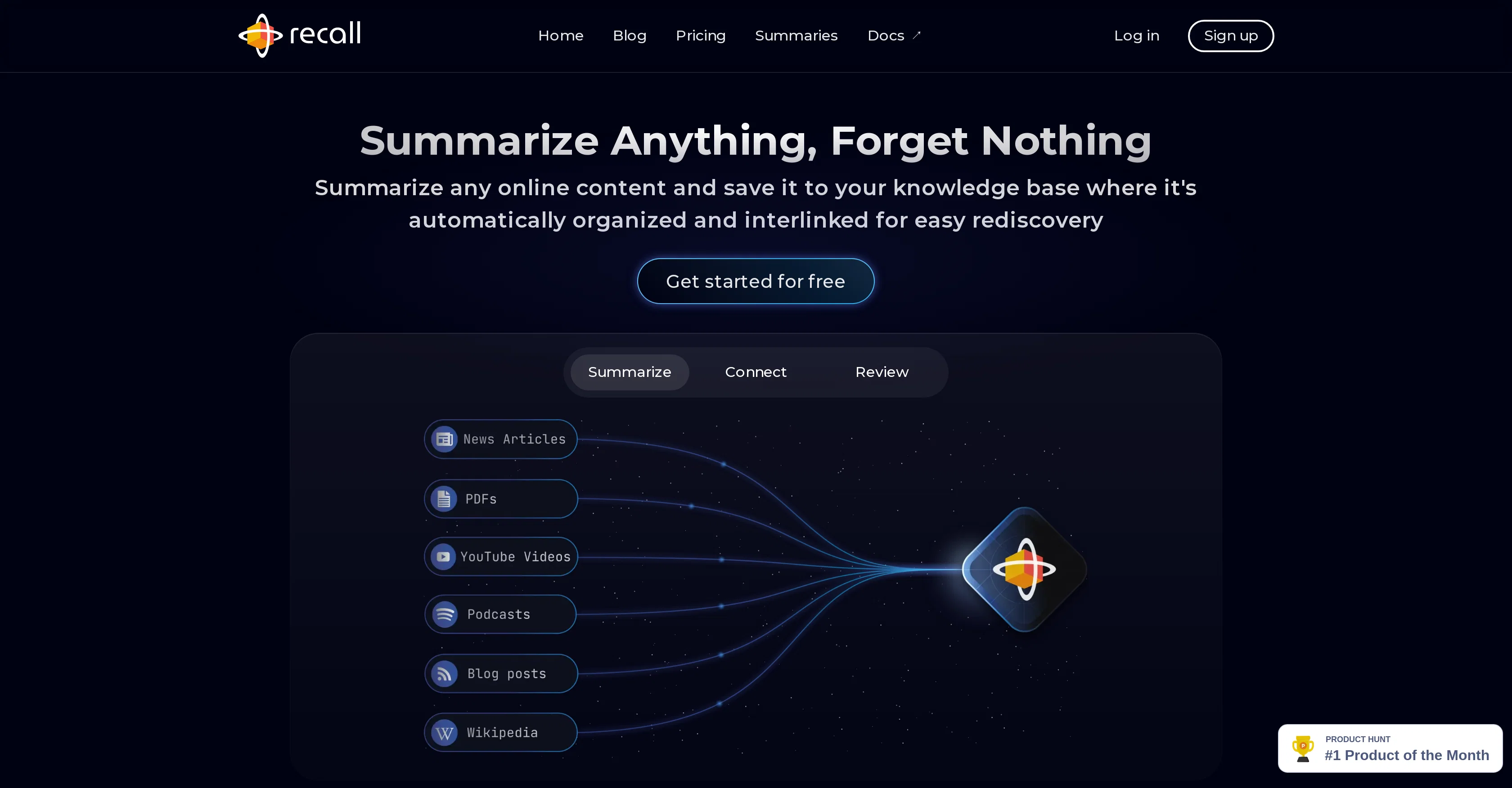 GetRecall website