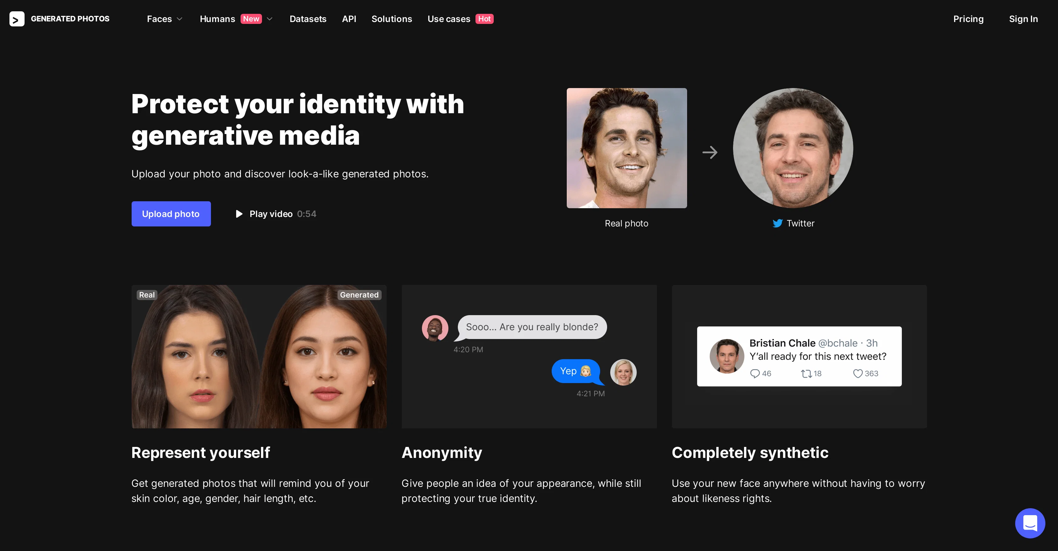 Photo Anonymizer website
