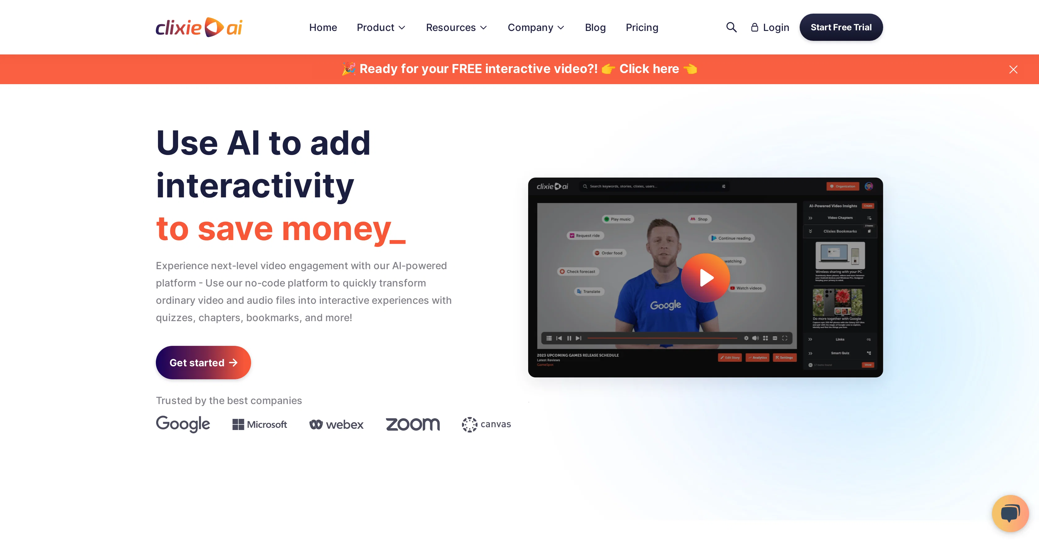 Clixie website