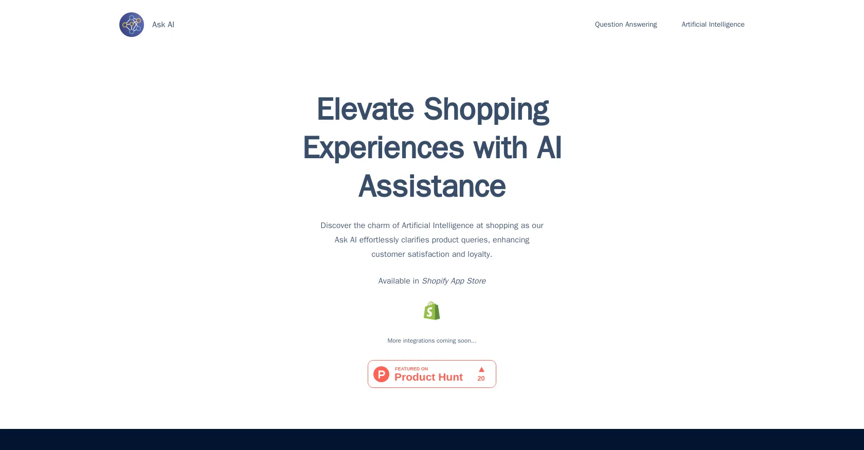 Ask AI by Coora website
