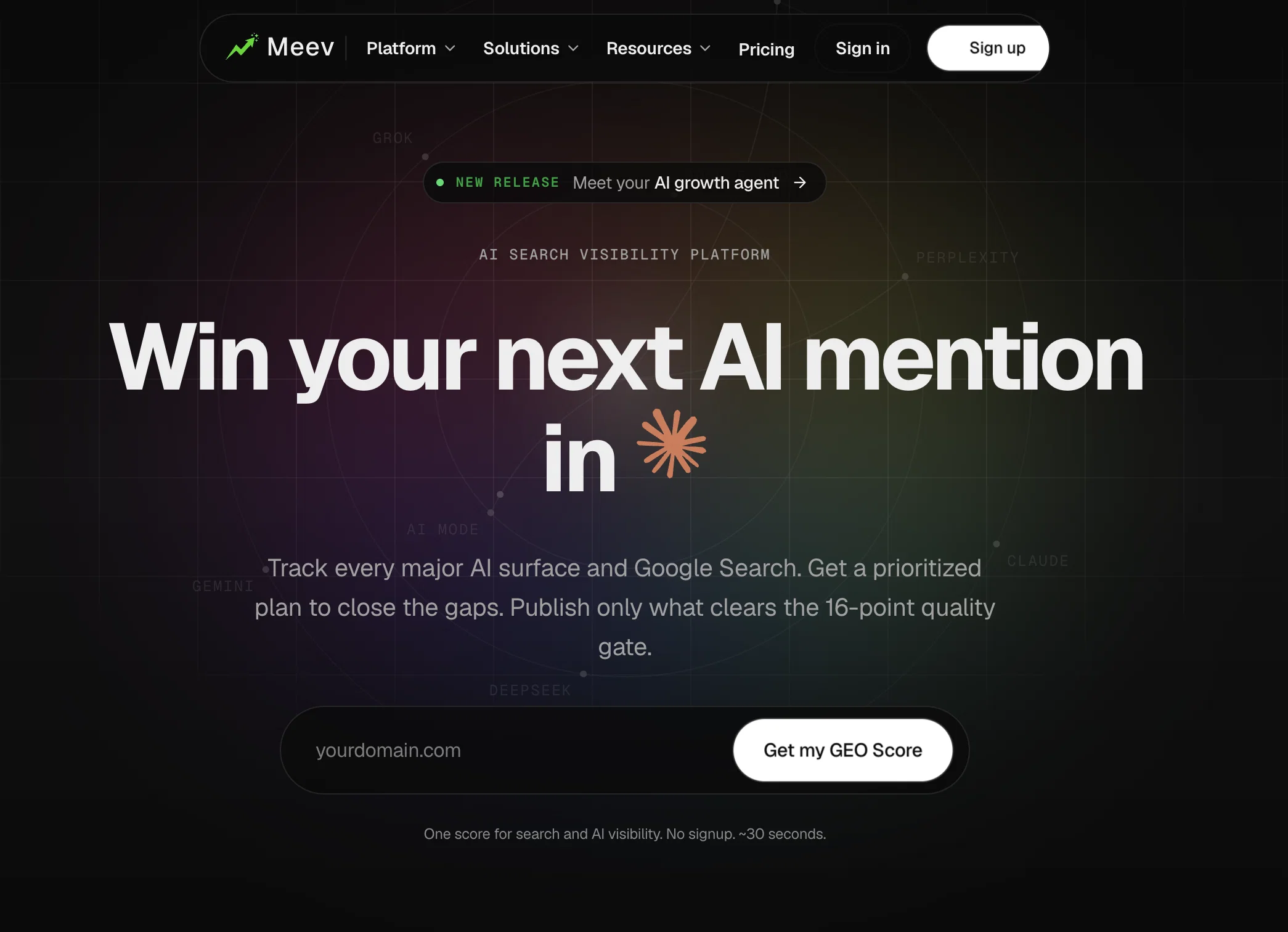 Meev website