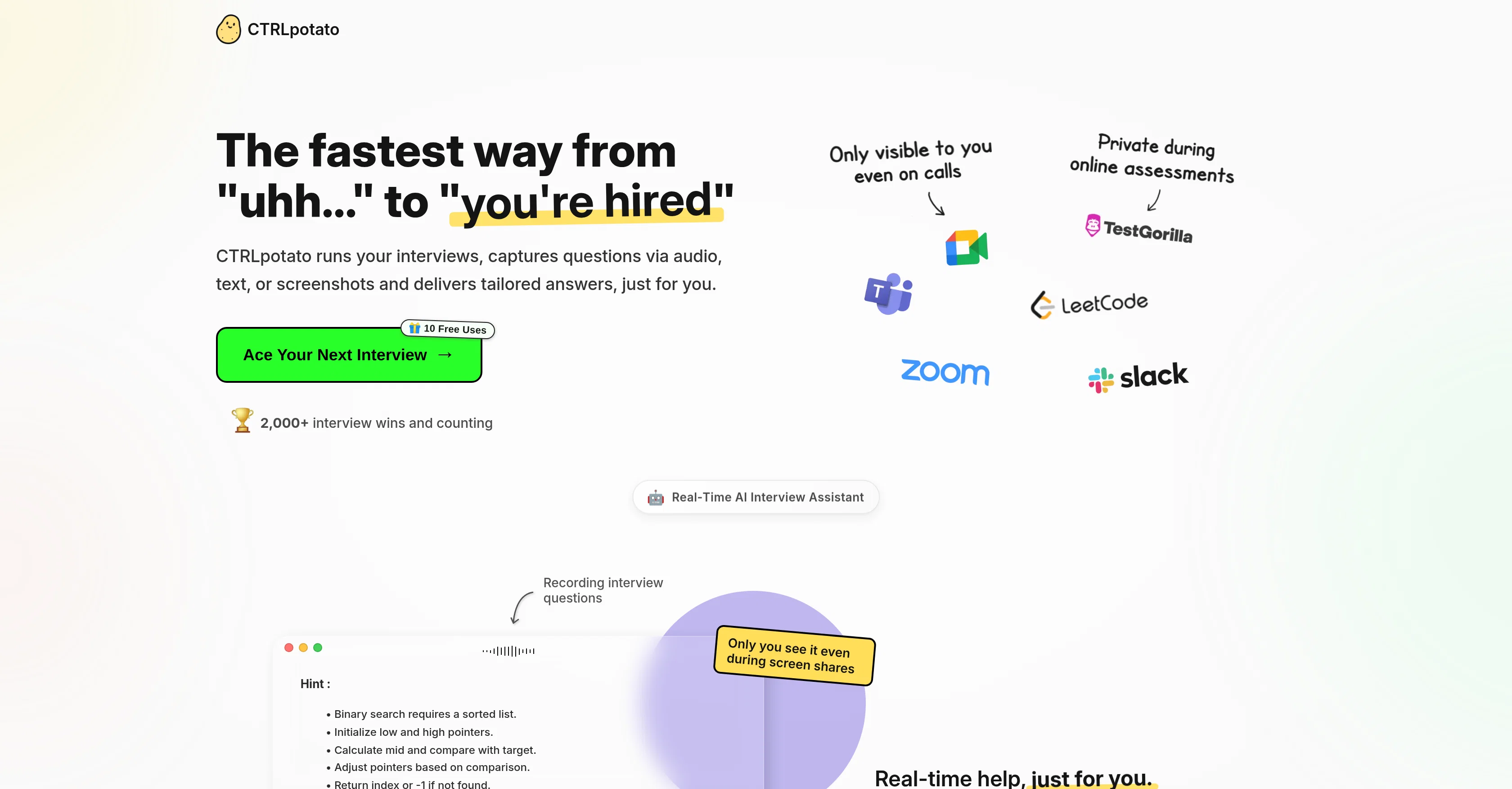 CTRLpotato website