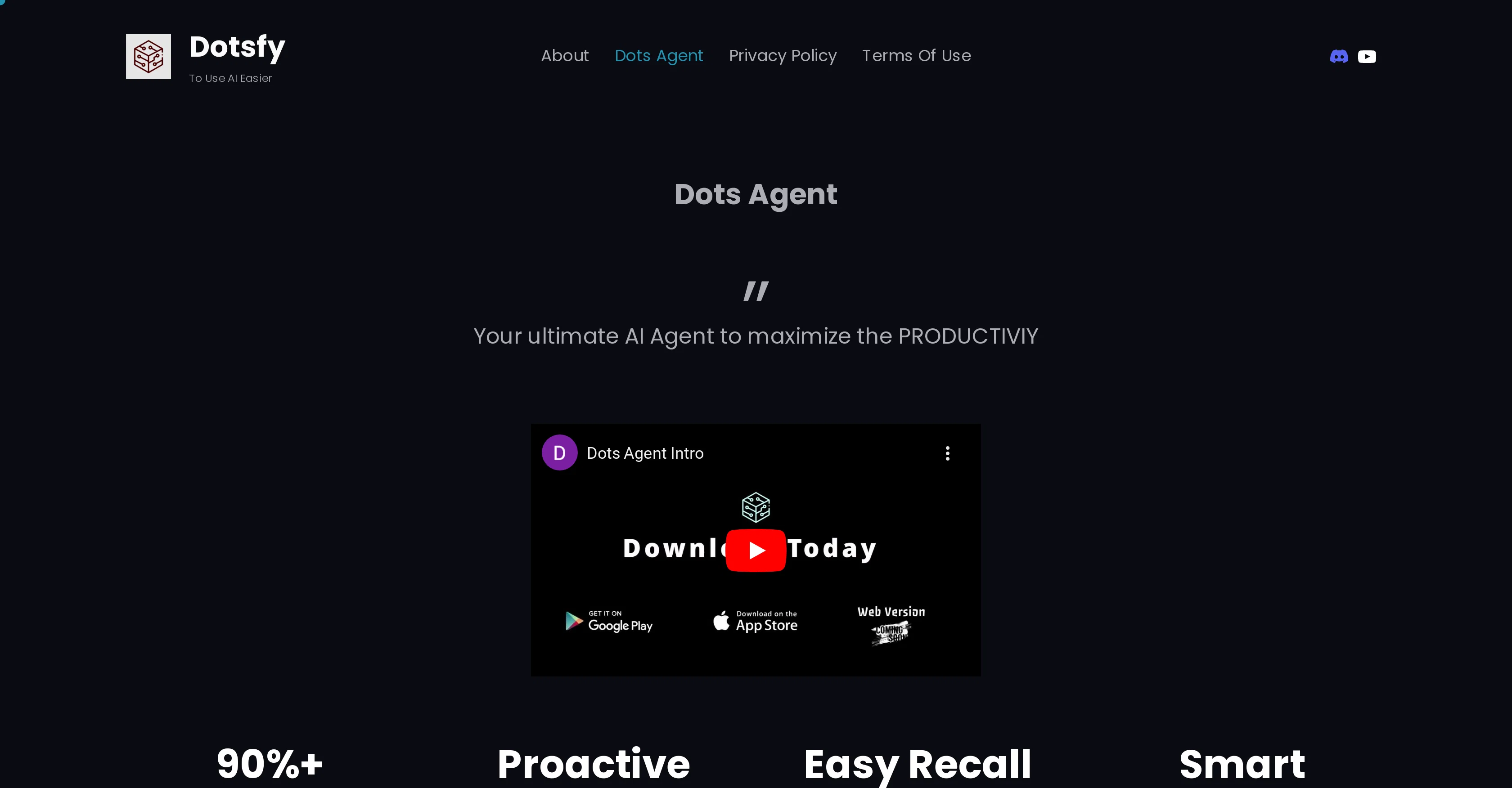 Dotsfy website
