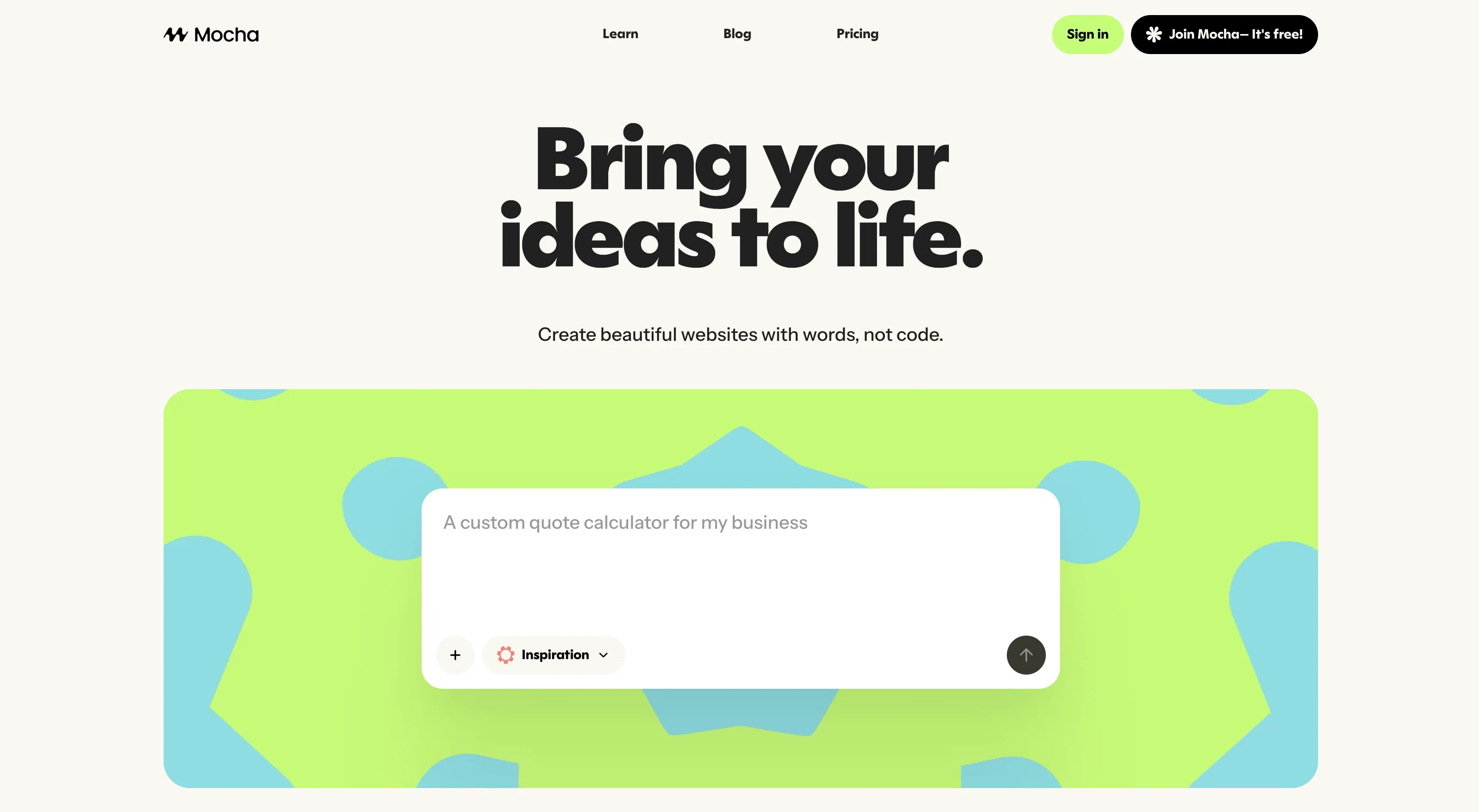 Mocha website