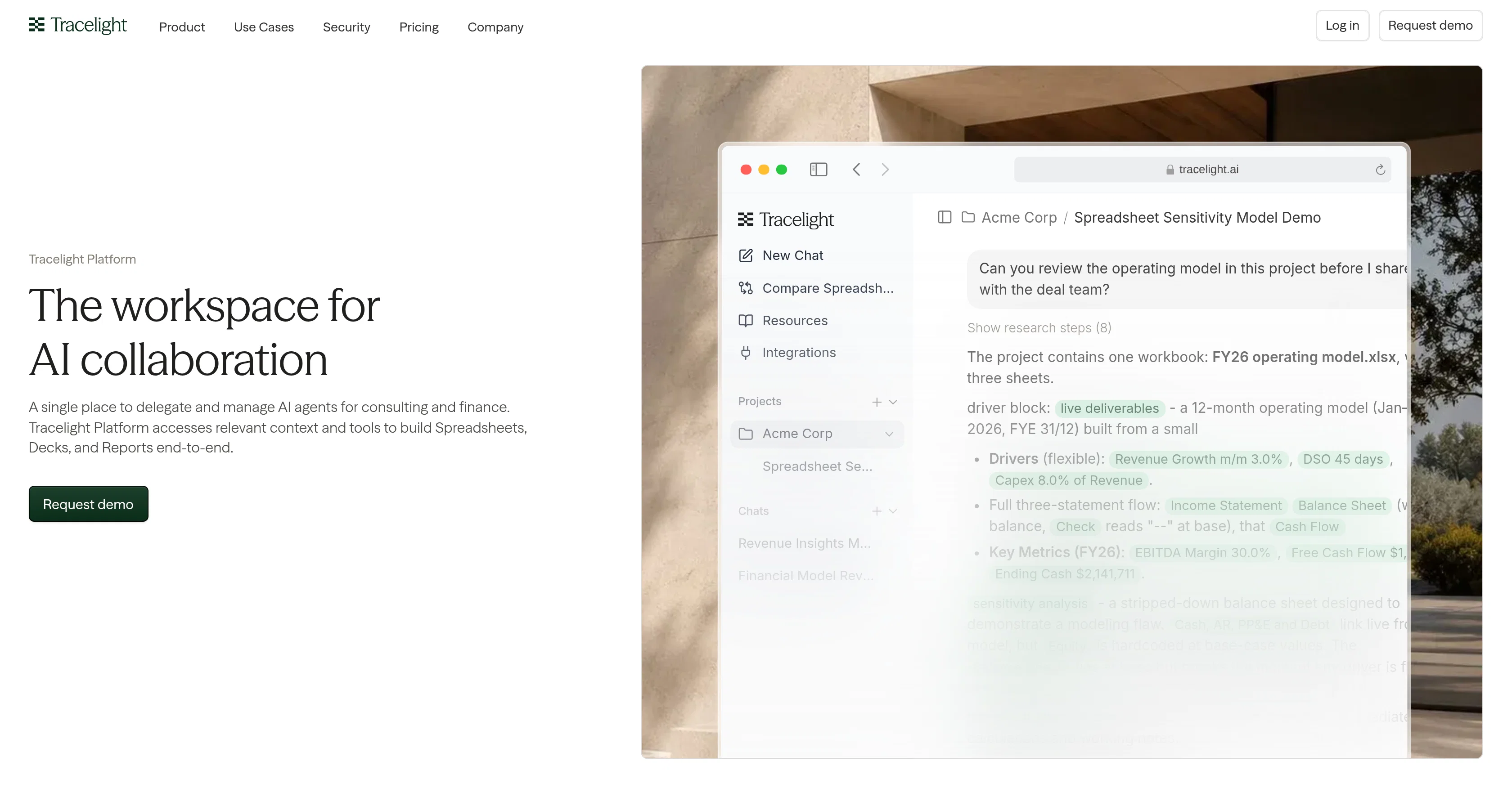 Tracelight website