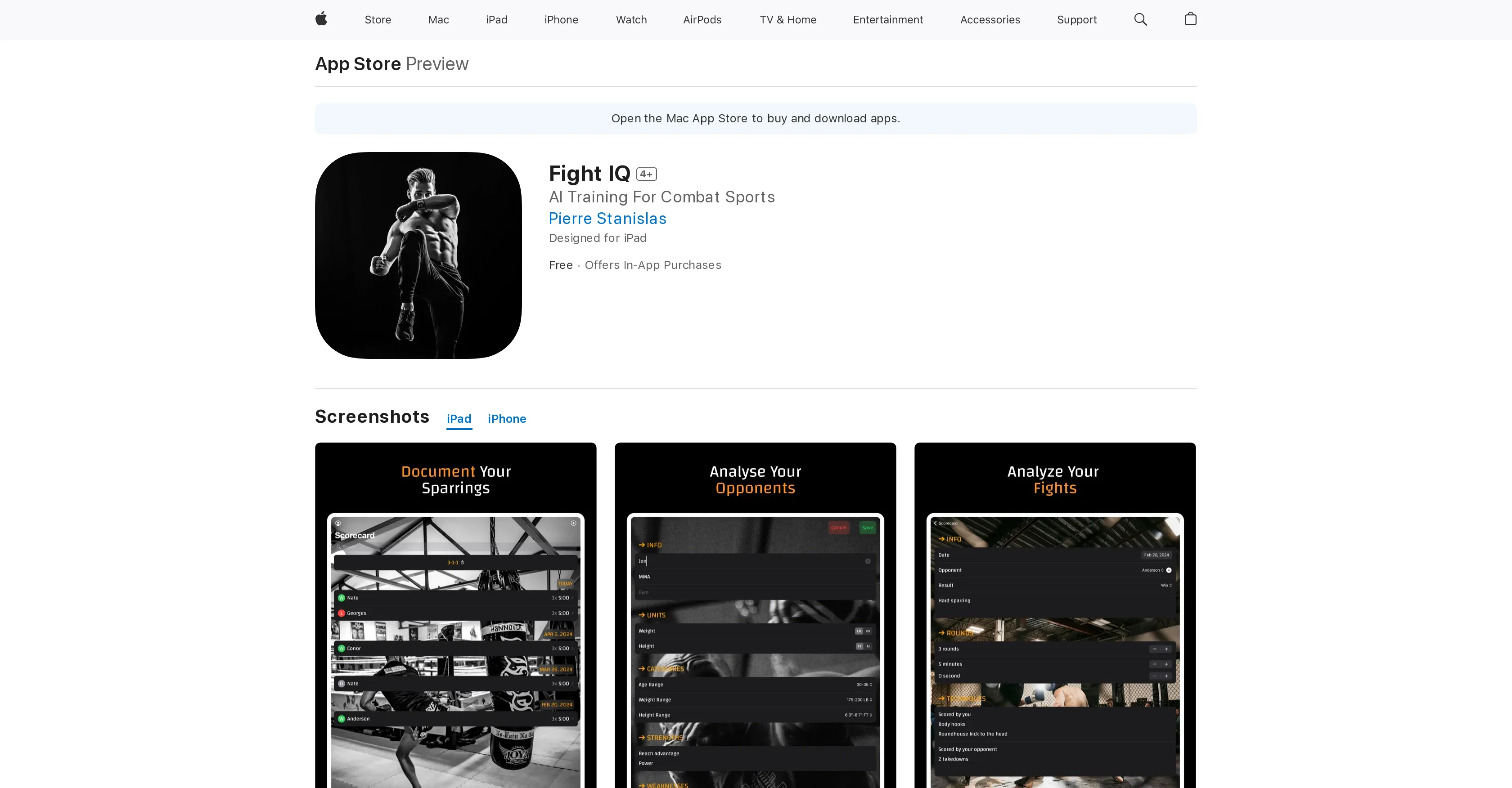 Fight IQ website