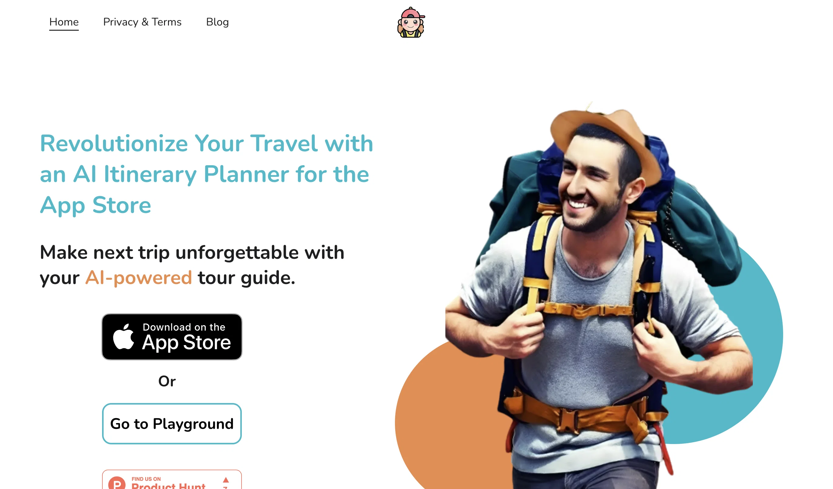 TRIPChatter AI Chat Travel Assistant website