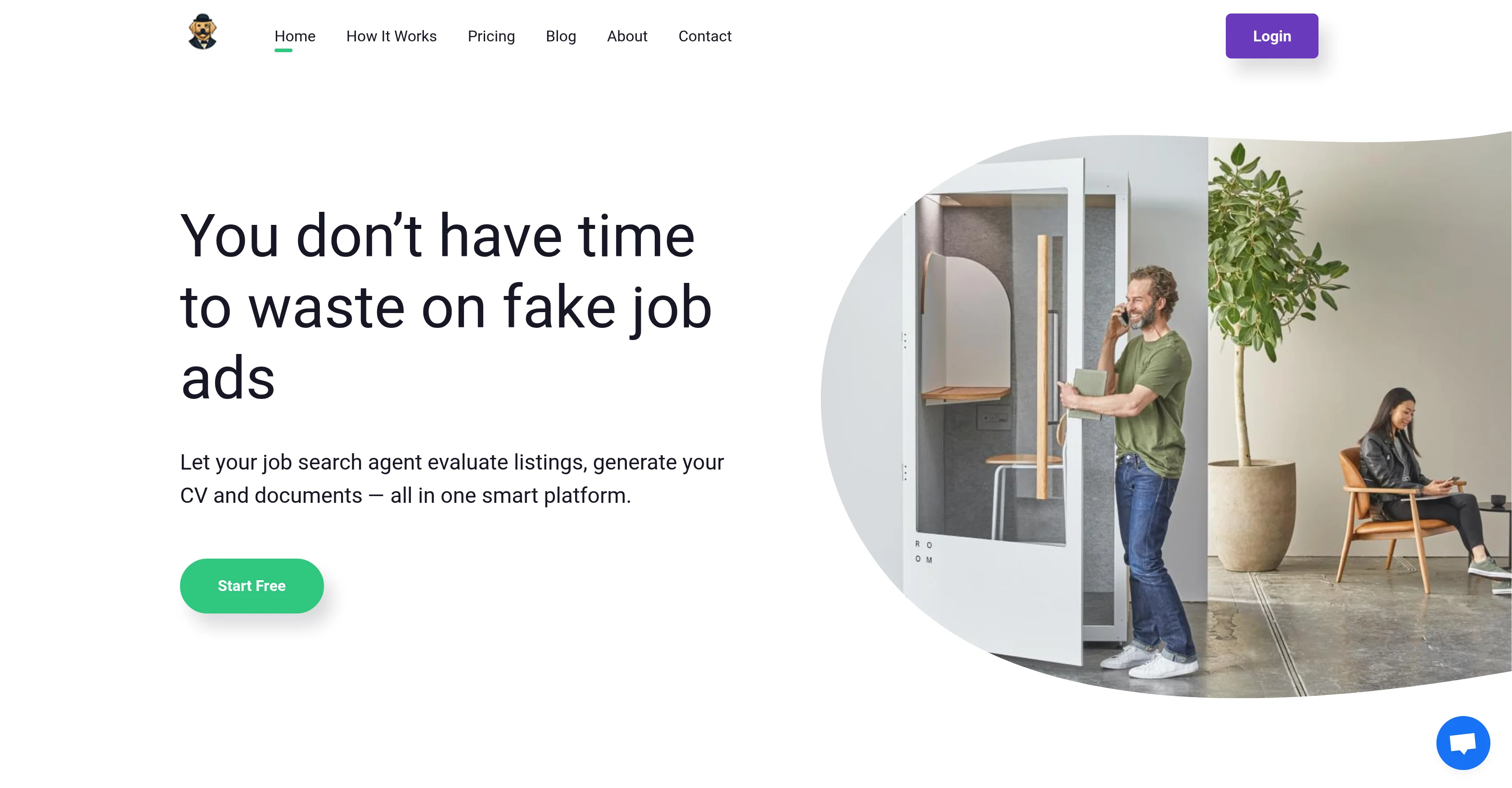 Sniff Job website
