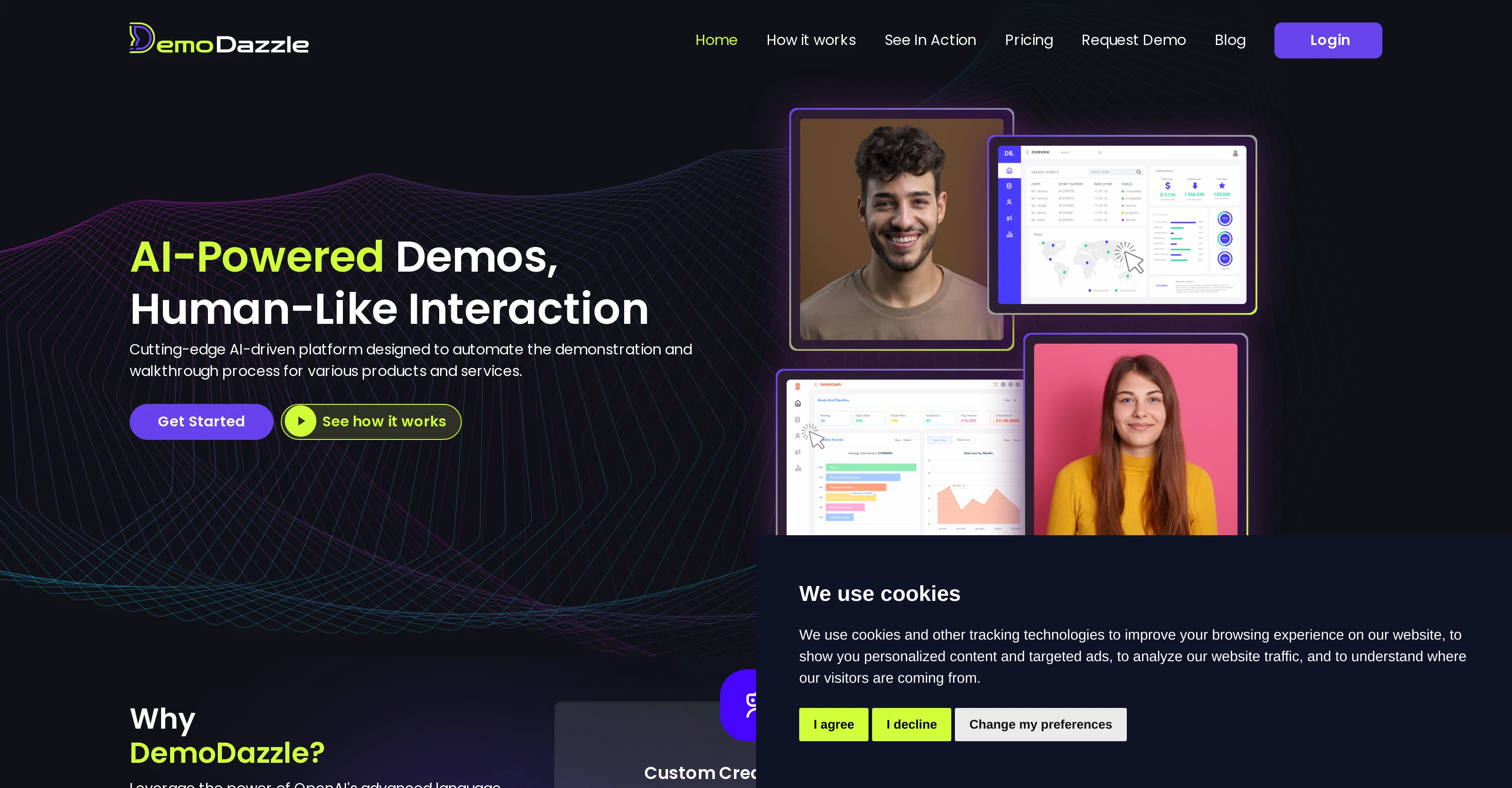 DemoDazzle website