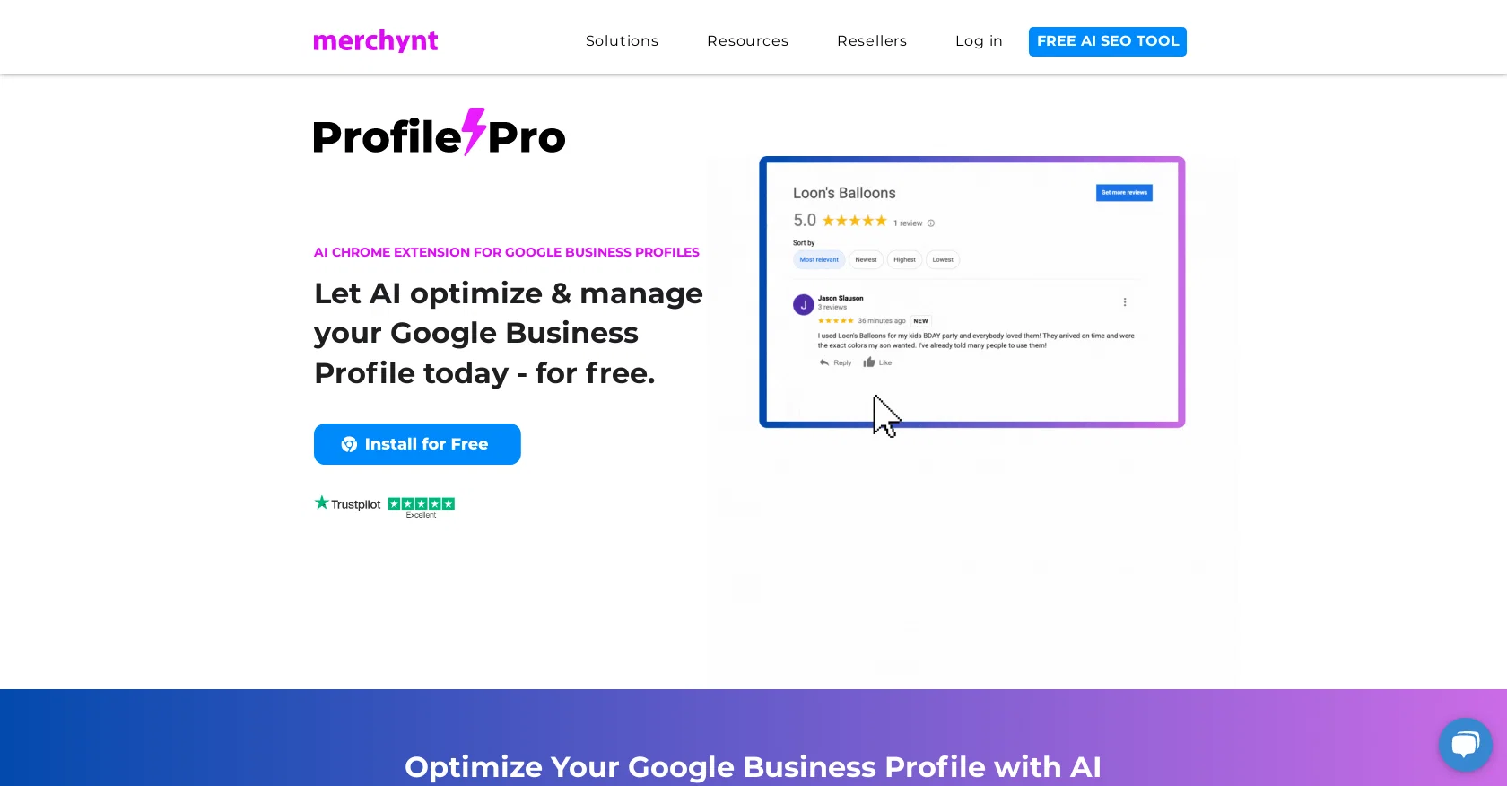 ProfilePro website