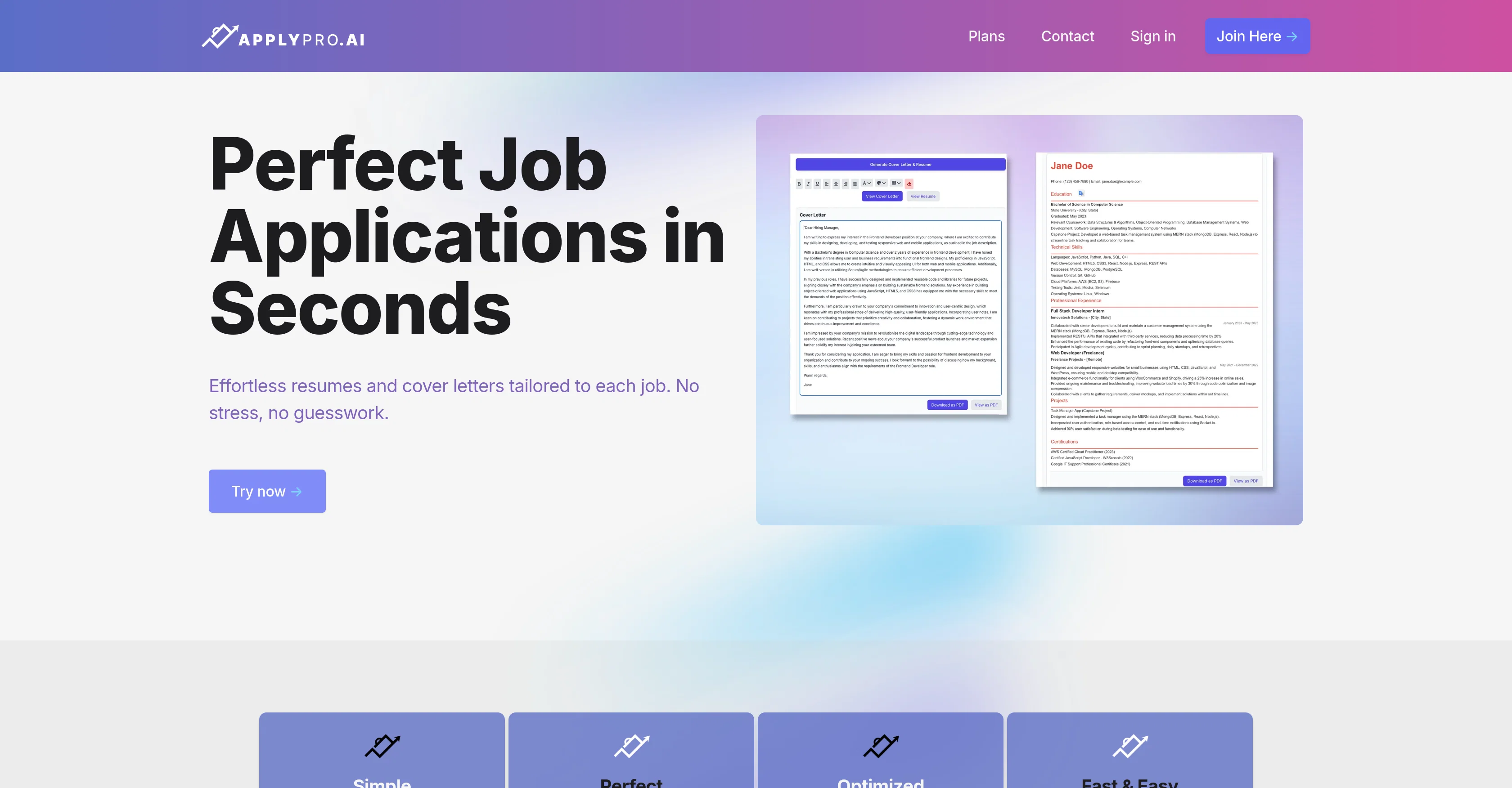 ApplyPro website