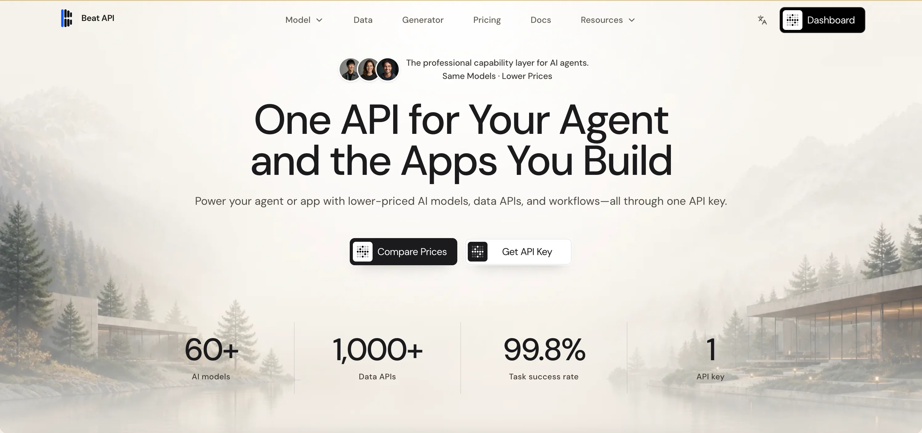 Beat API website