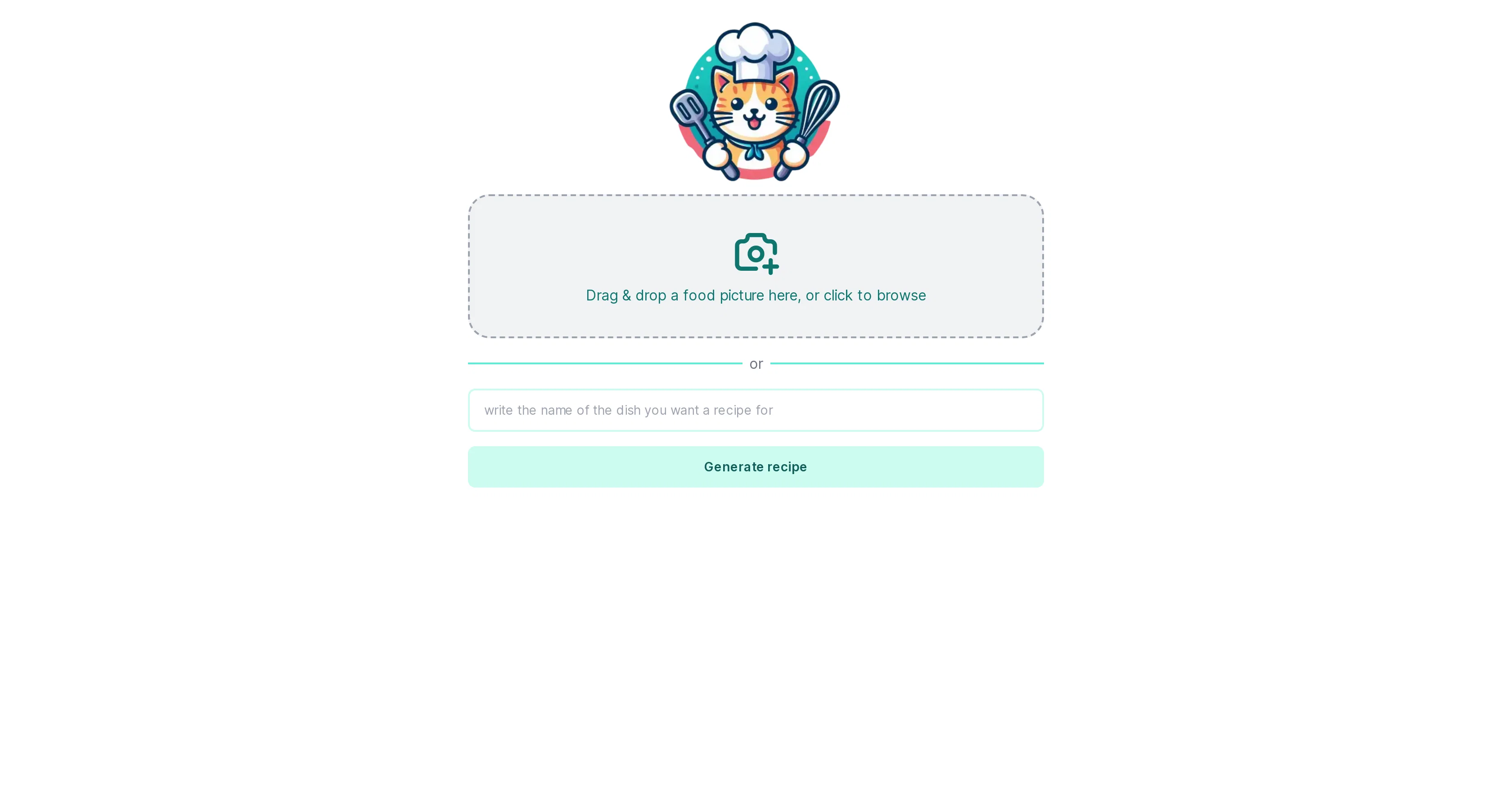 Chef Kitty AI website