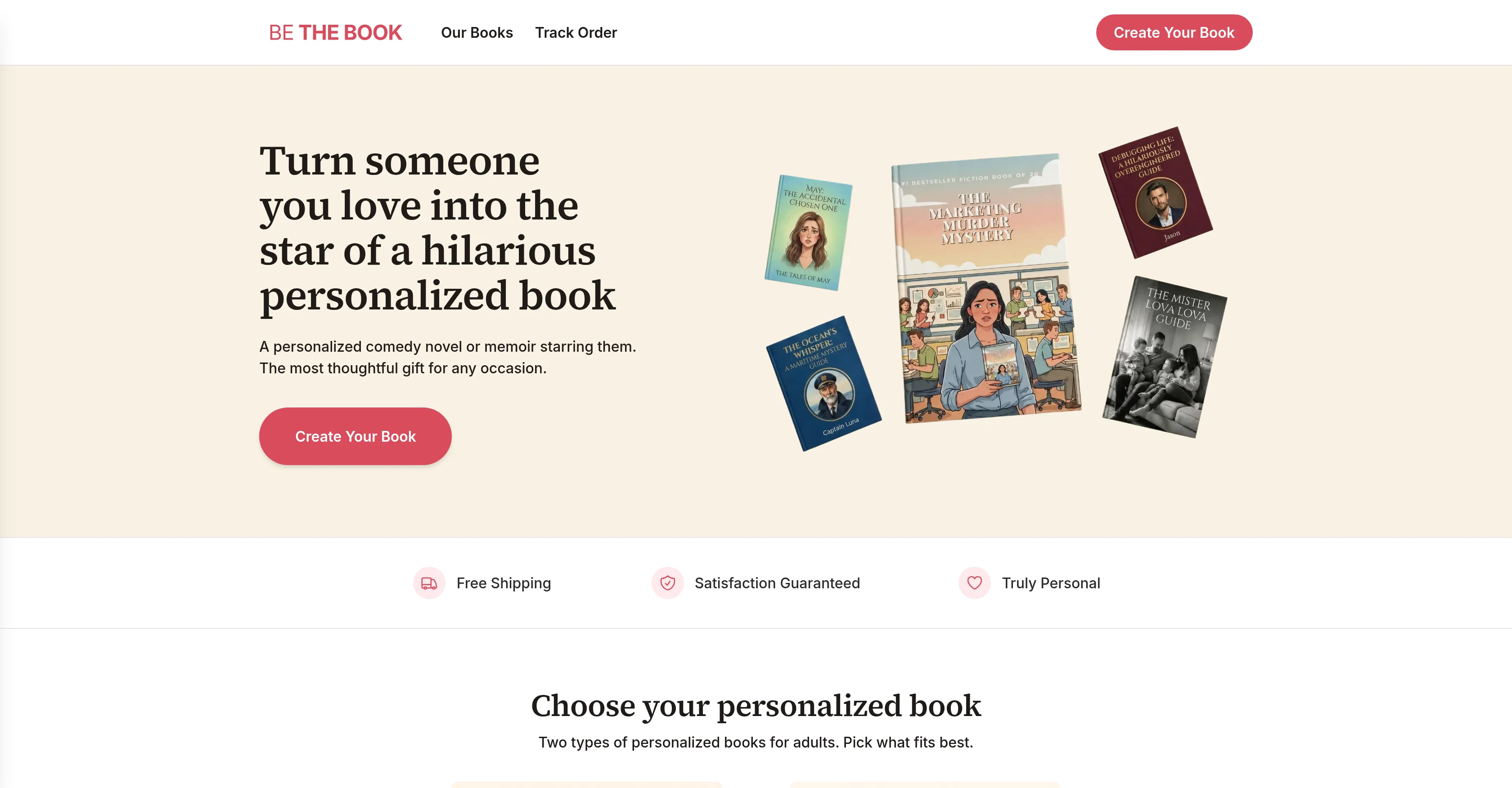 Be The Book website