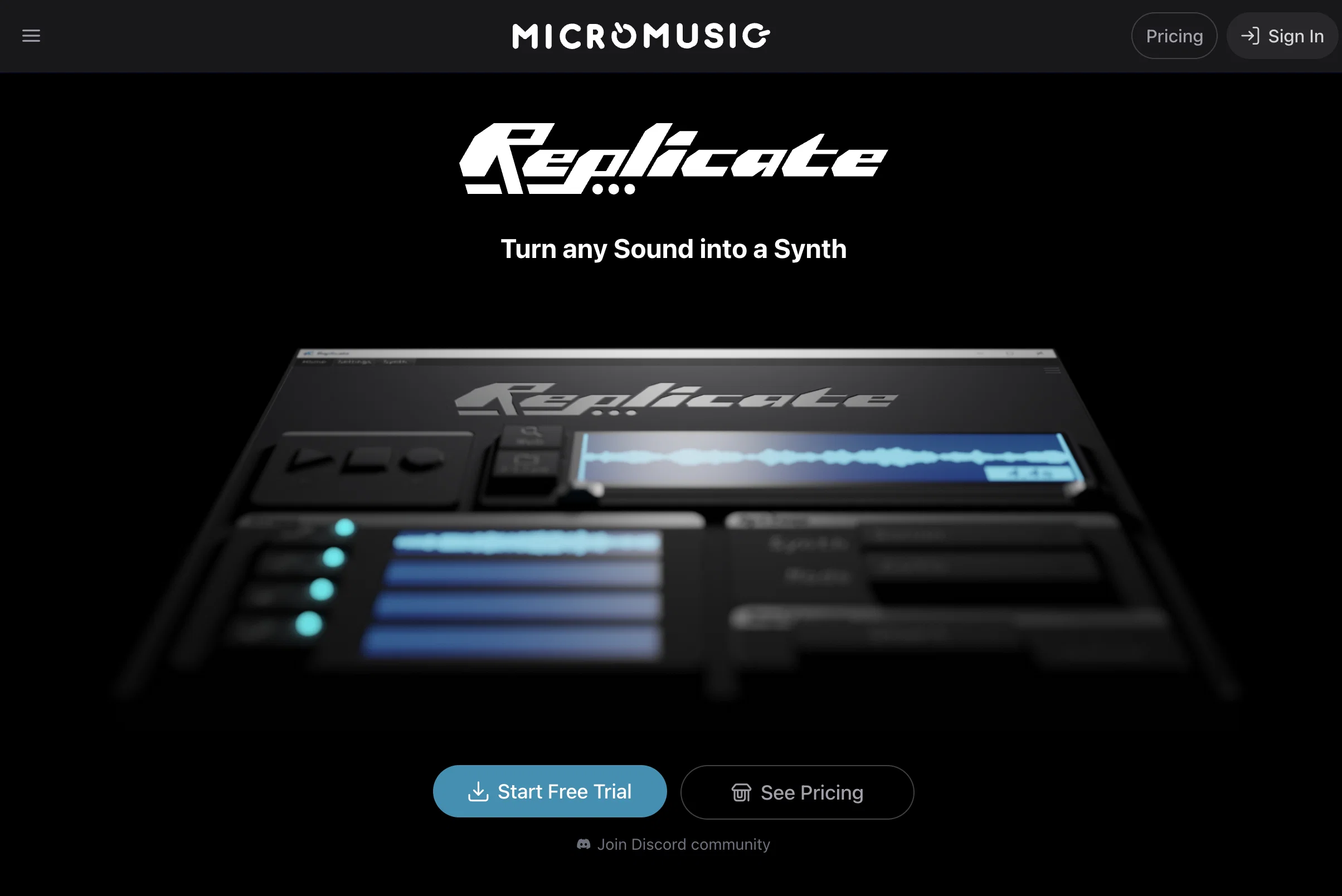 MicroMusic website