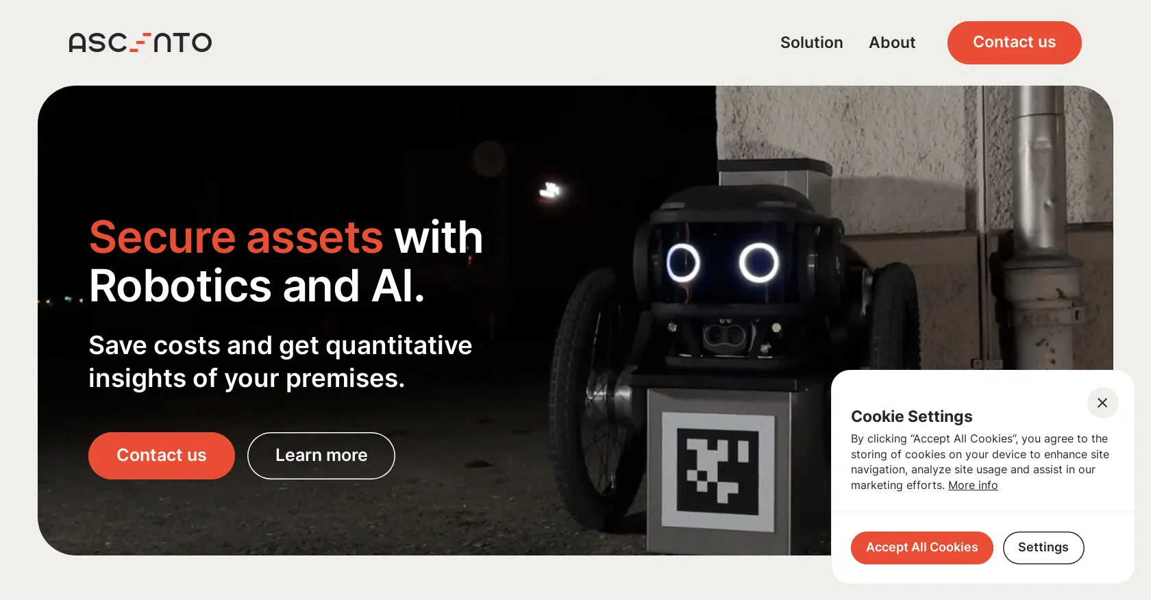 Ascento website