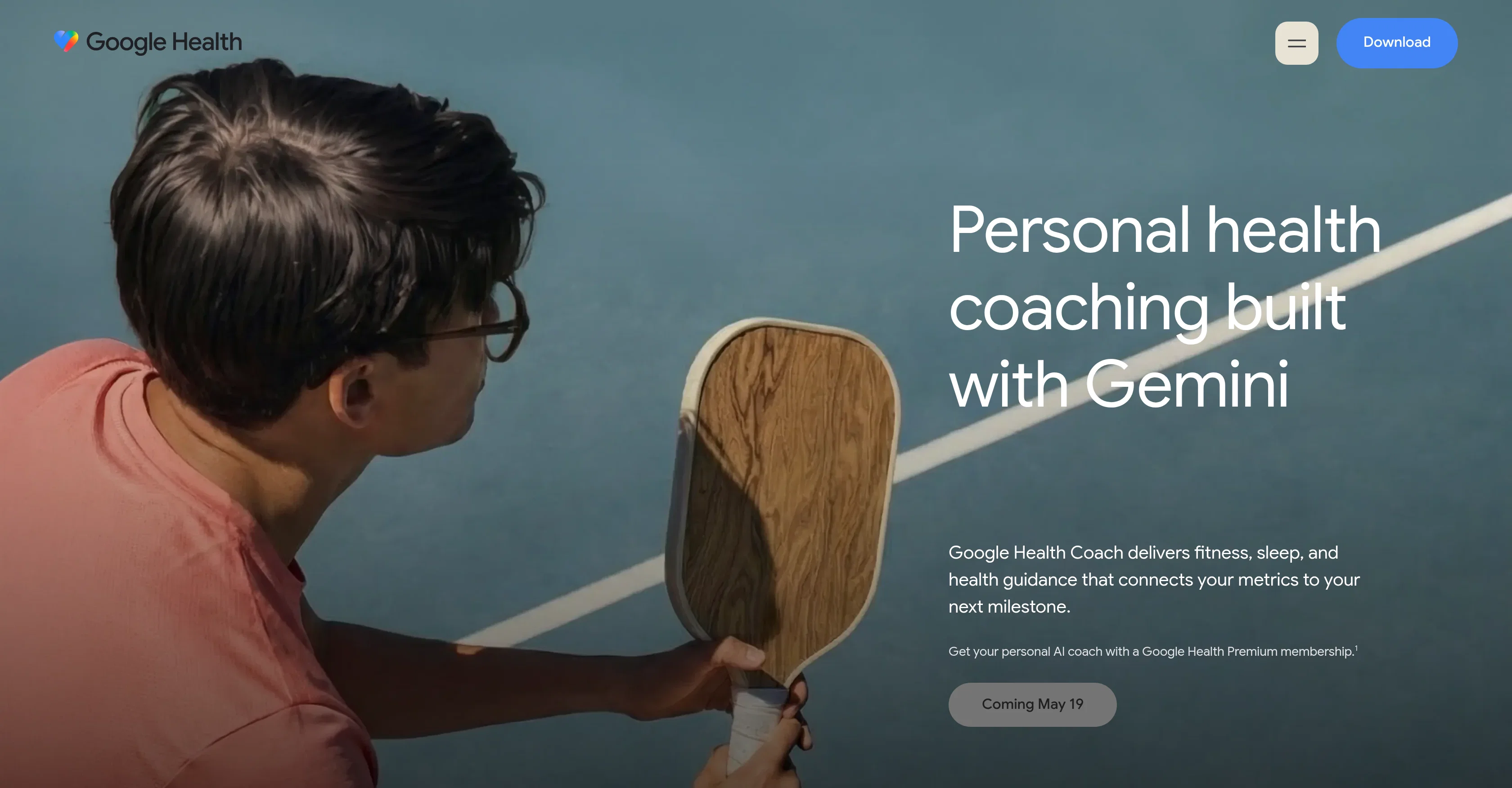 Google Health Coach website