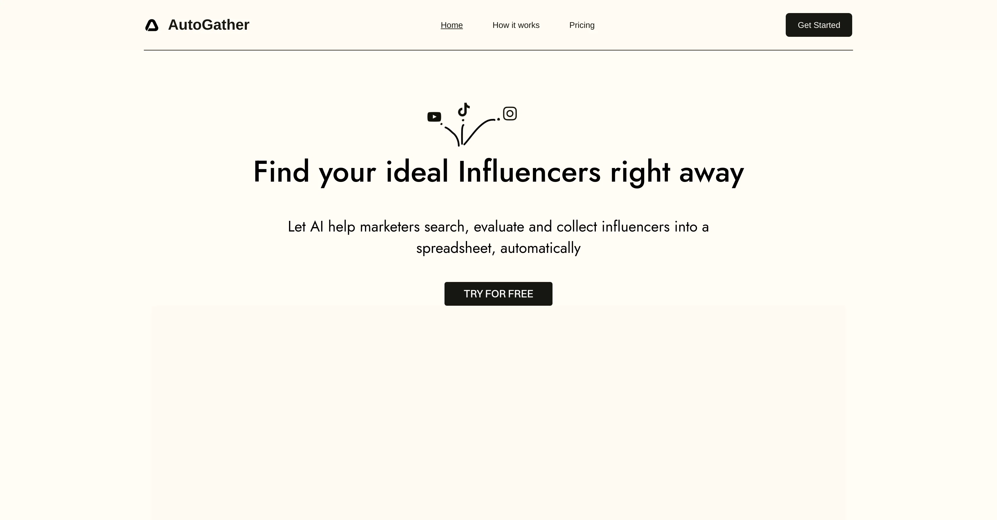 AutoGather website
