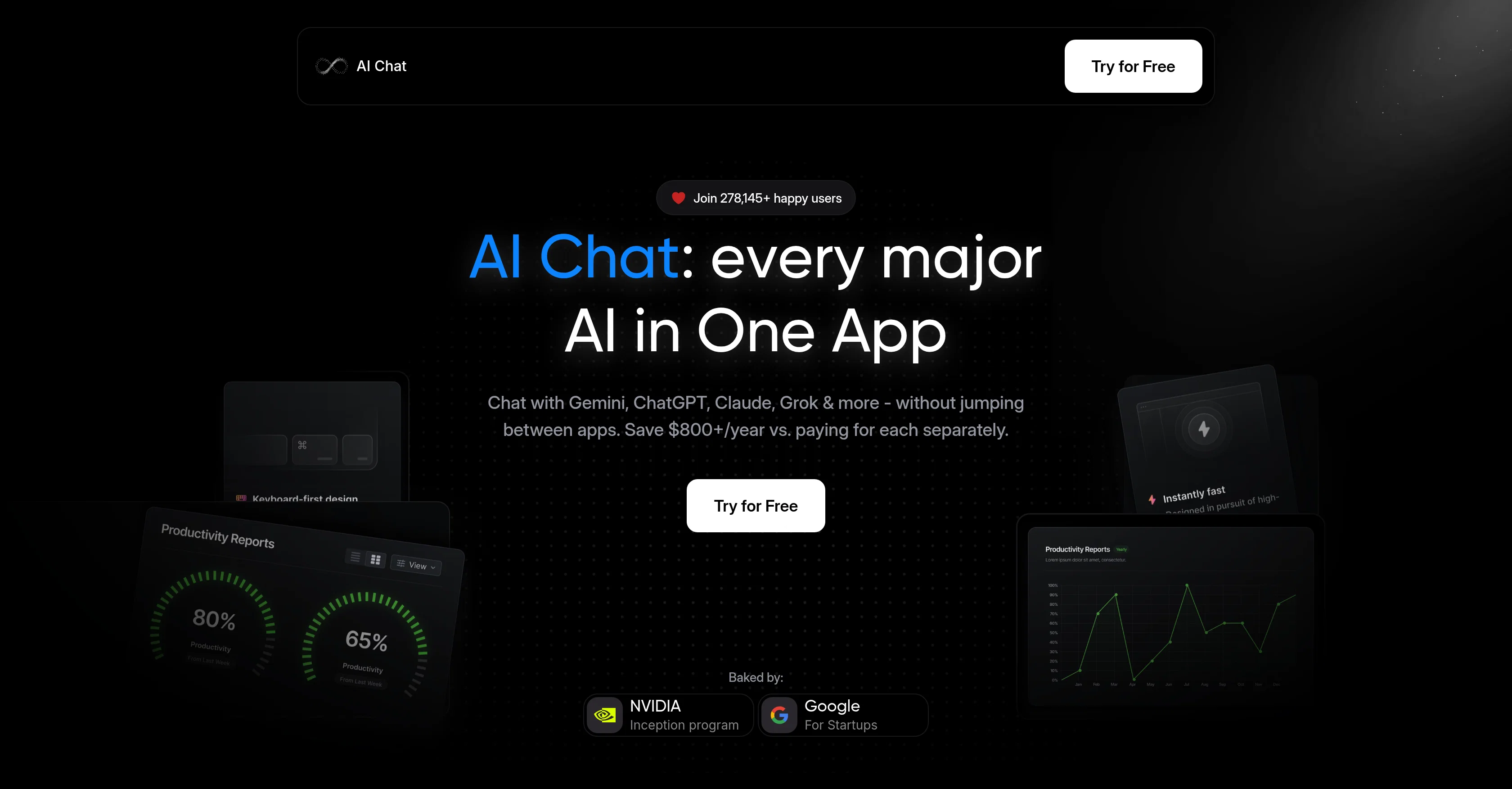 AI Chat website