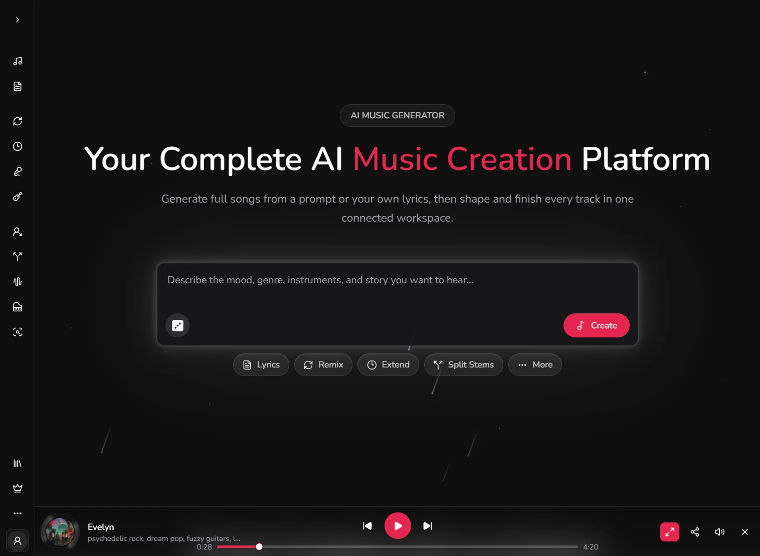 LumiMusic website