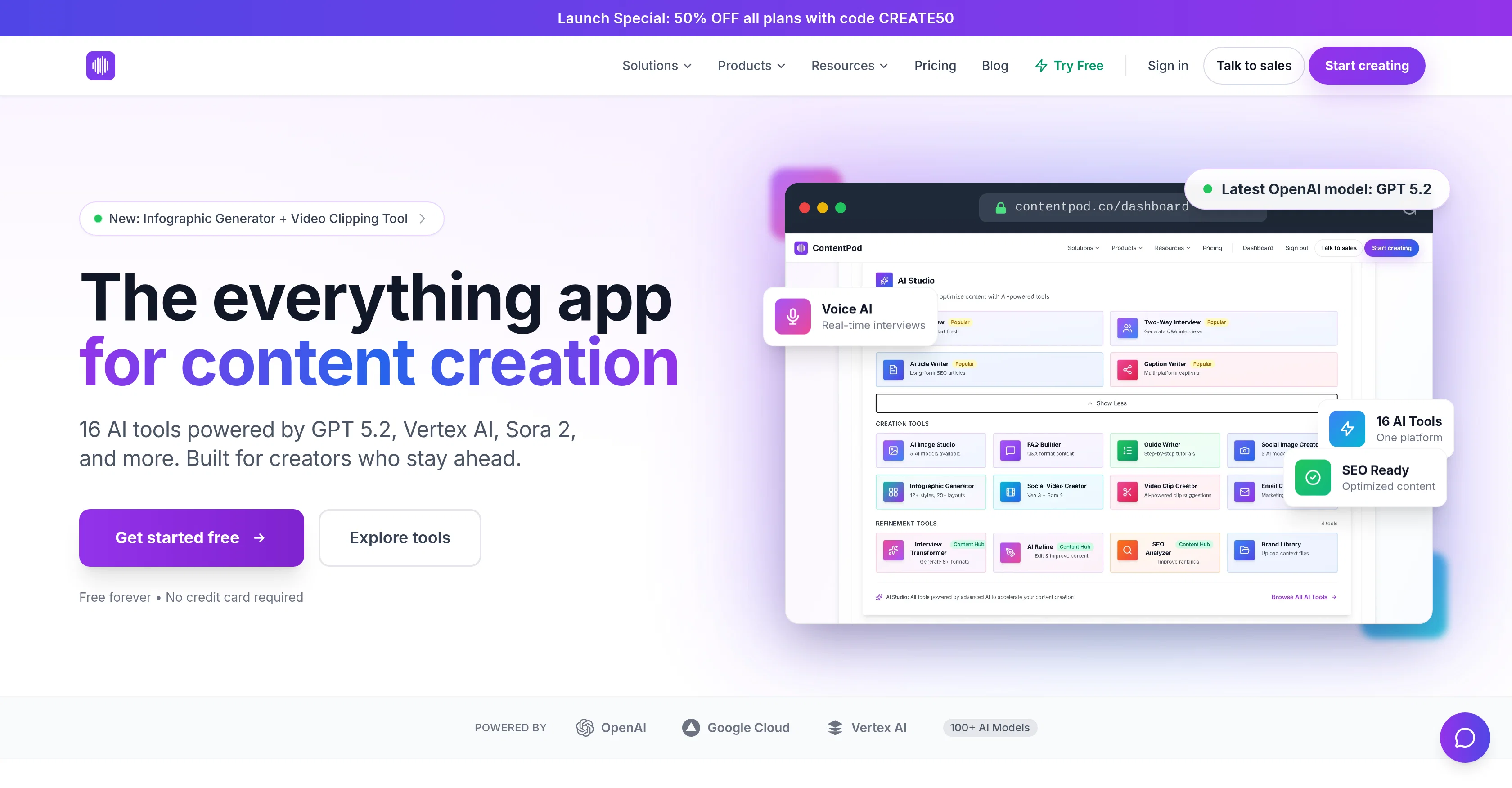 ContentPod website