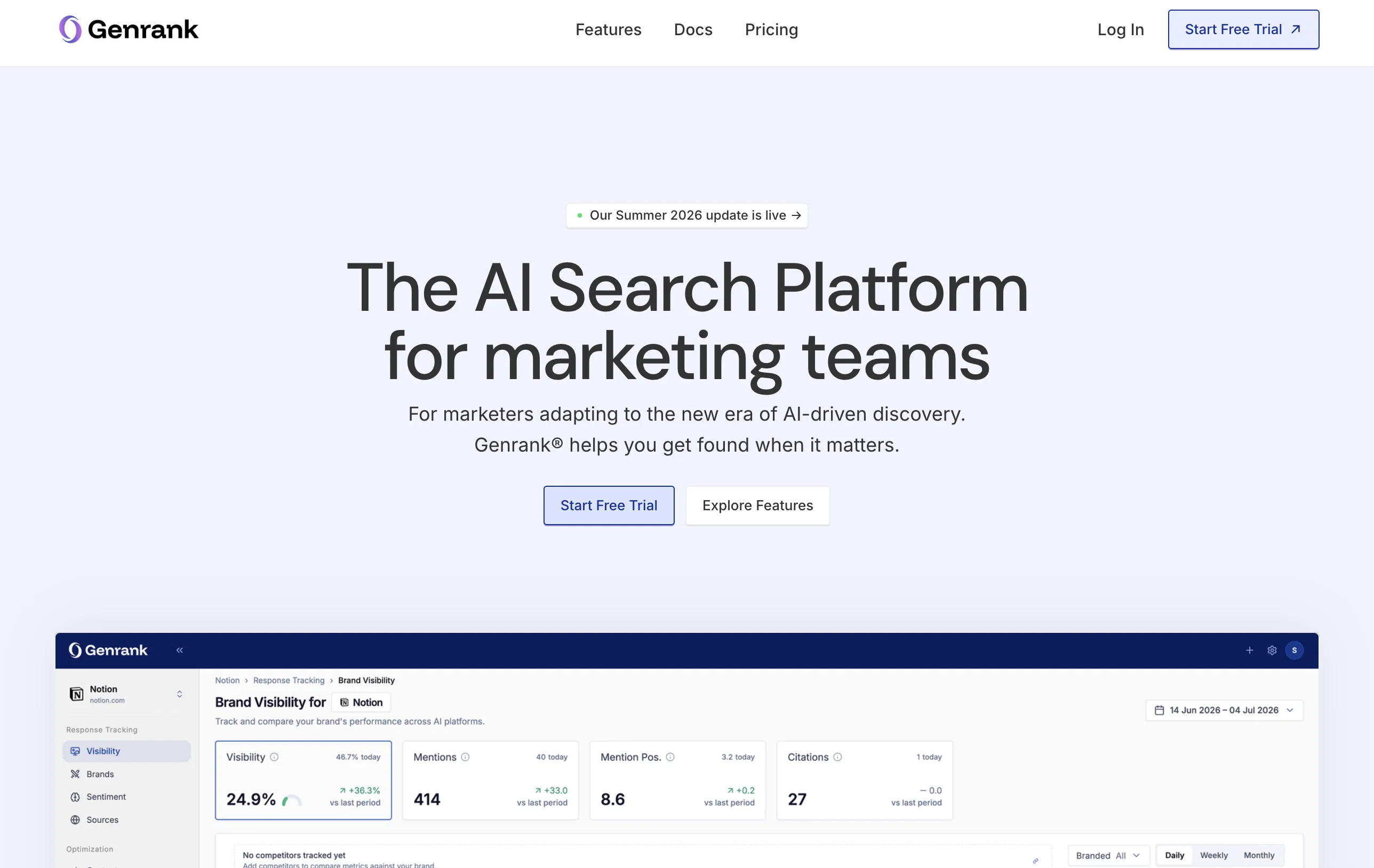Genrank website