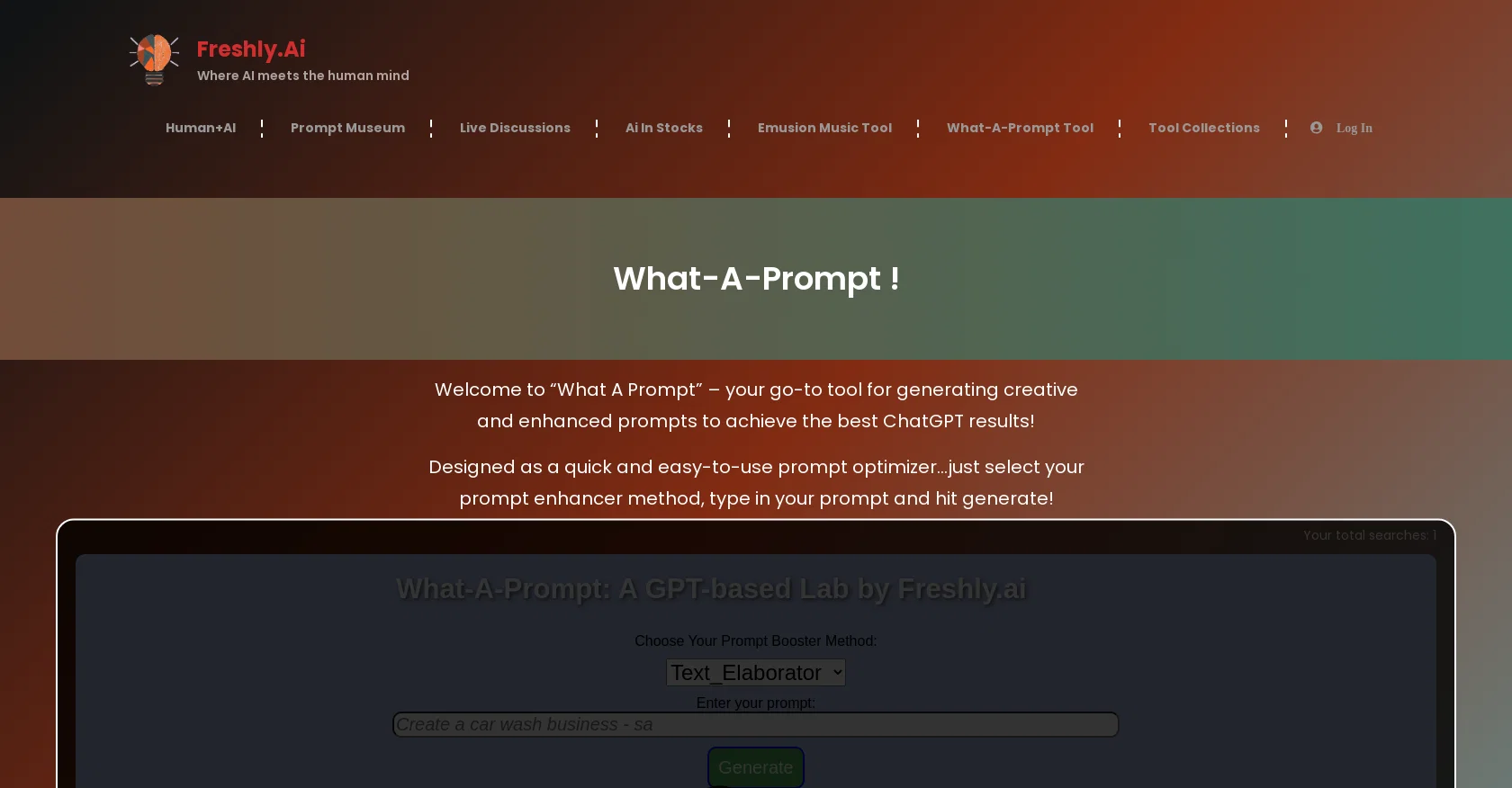 What-A-Prompt website