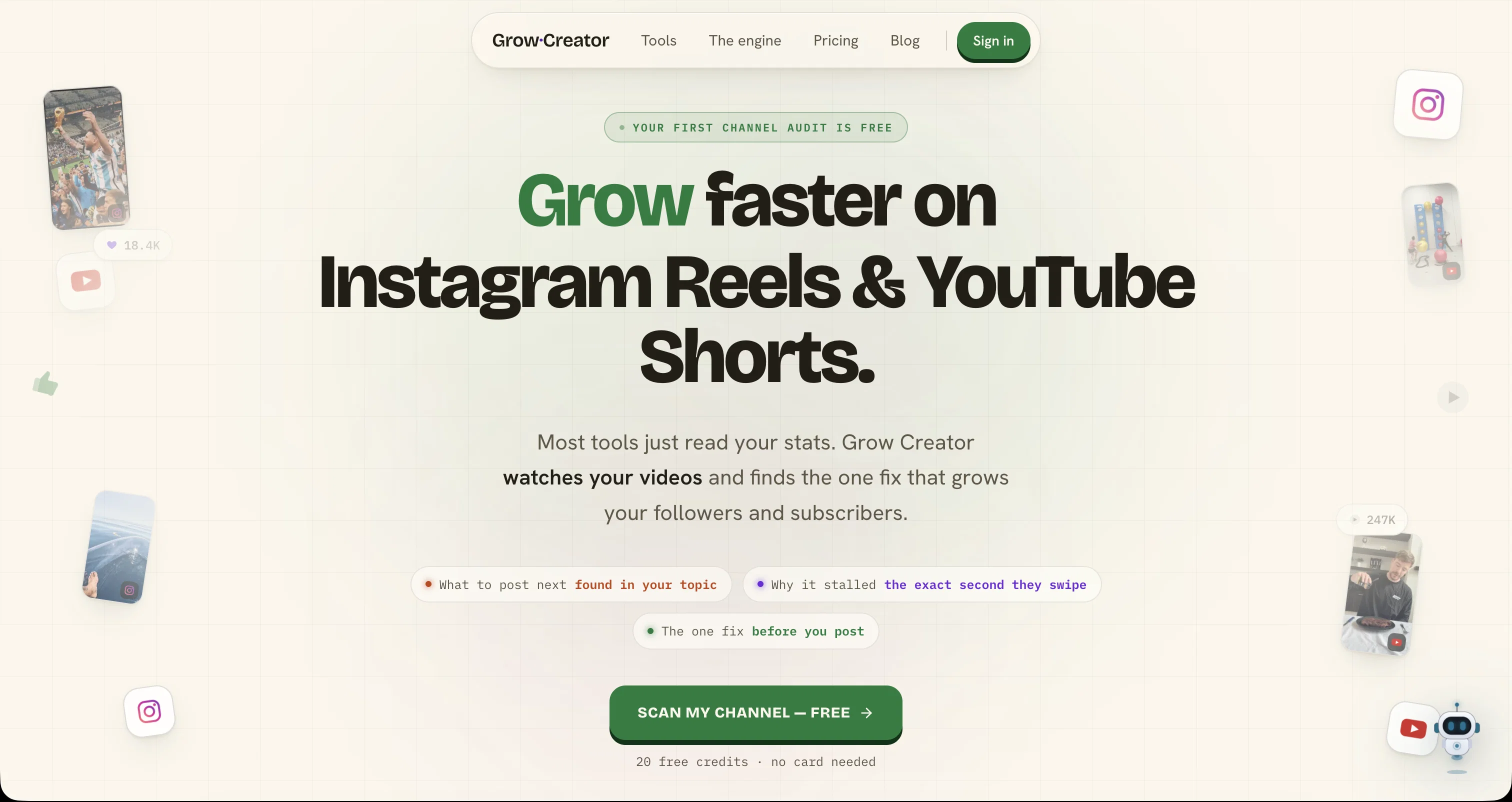 GrowCreator website