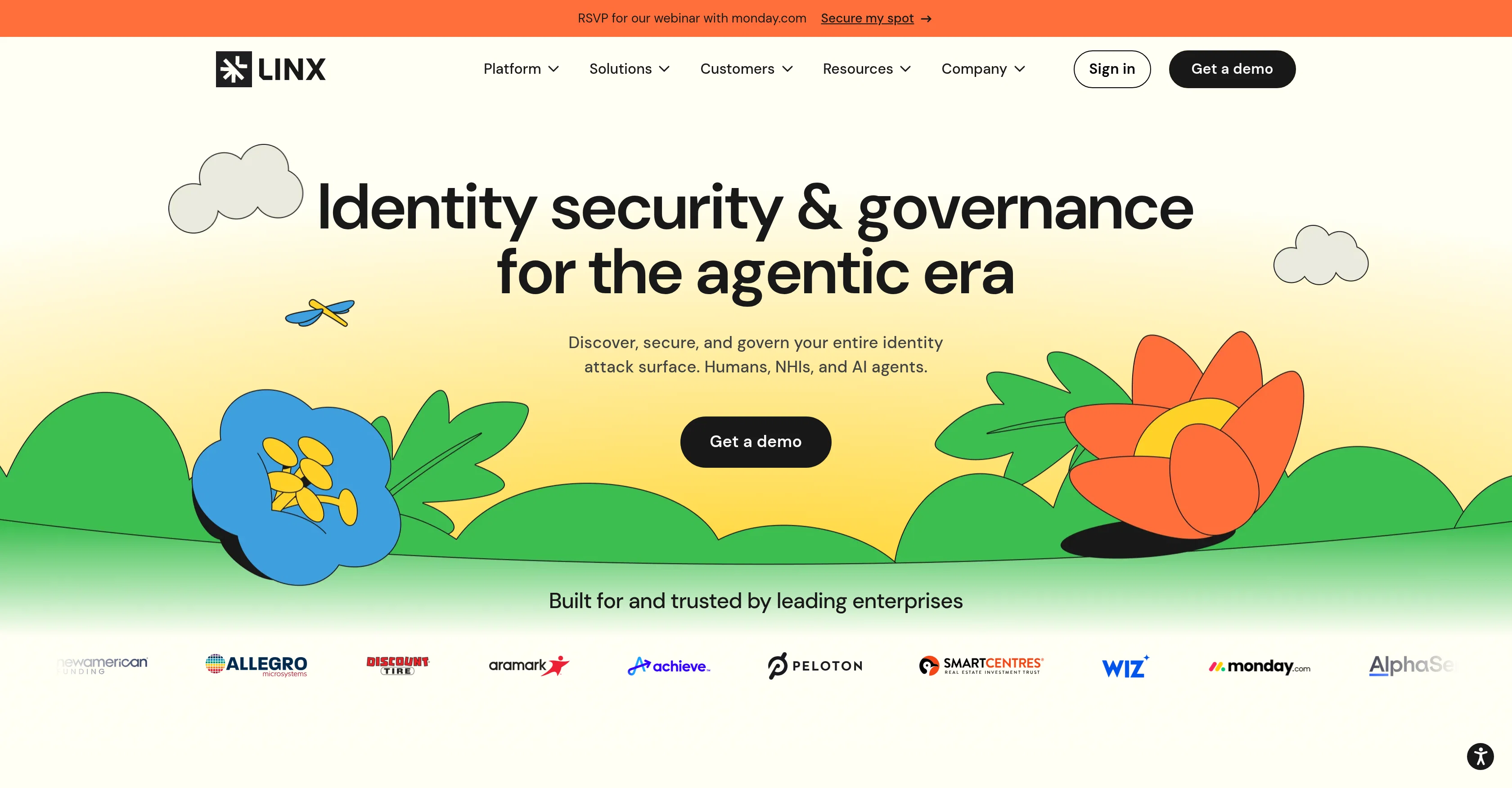 Linx Security website