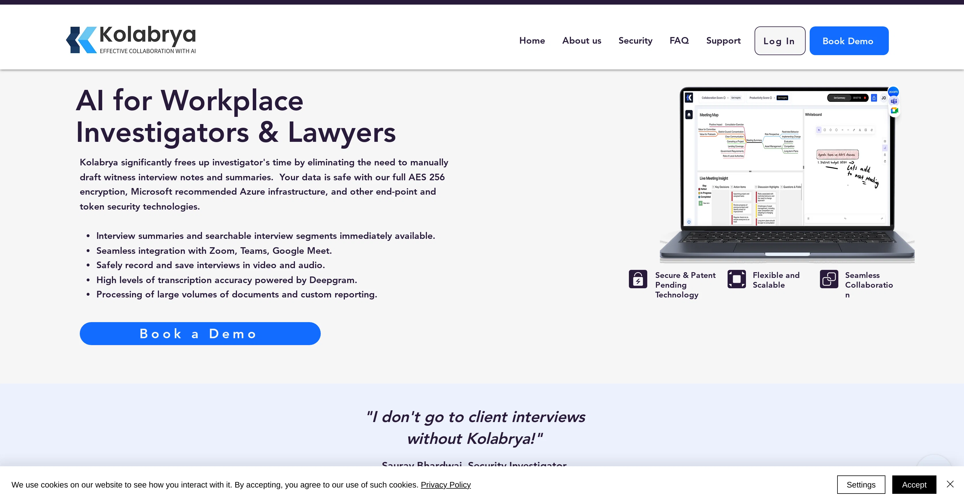 Kolabrya website