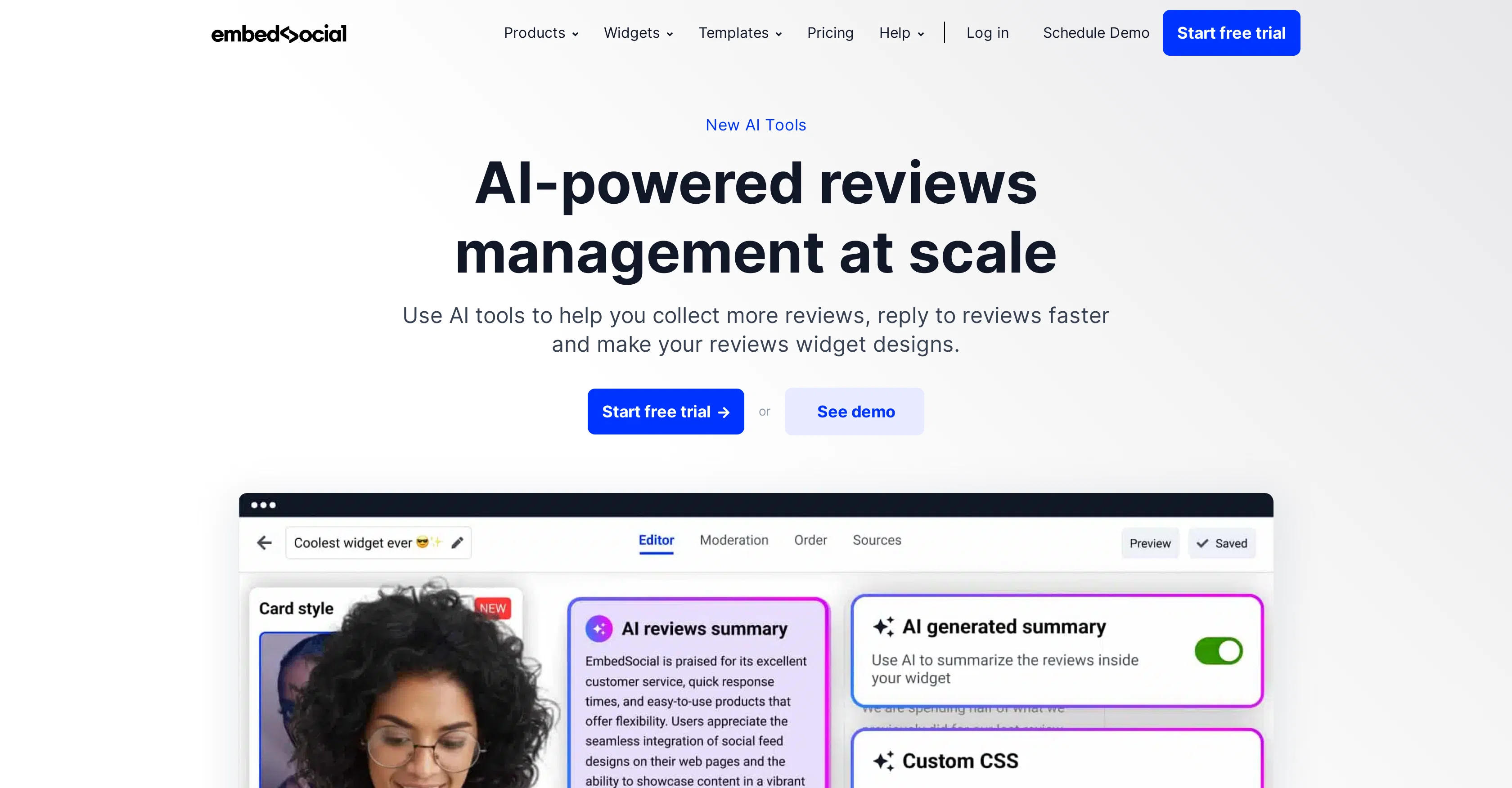 AI Reviews website