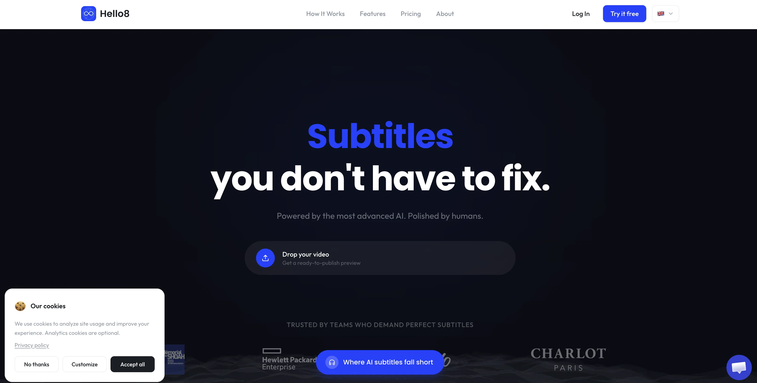 Hello8 website