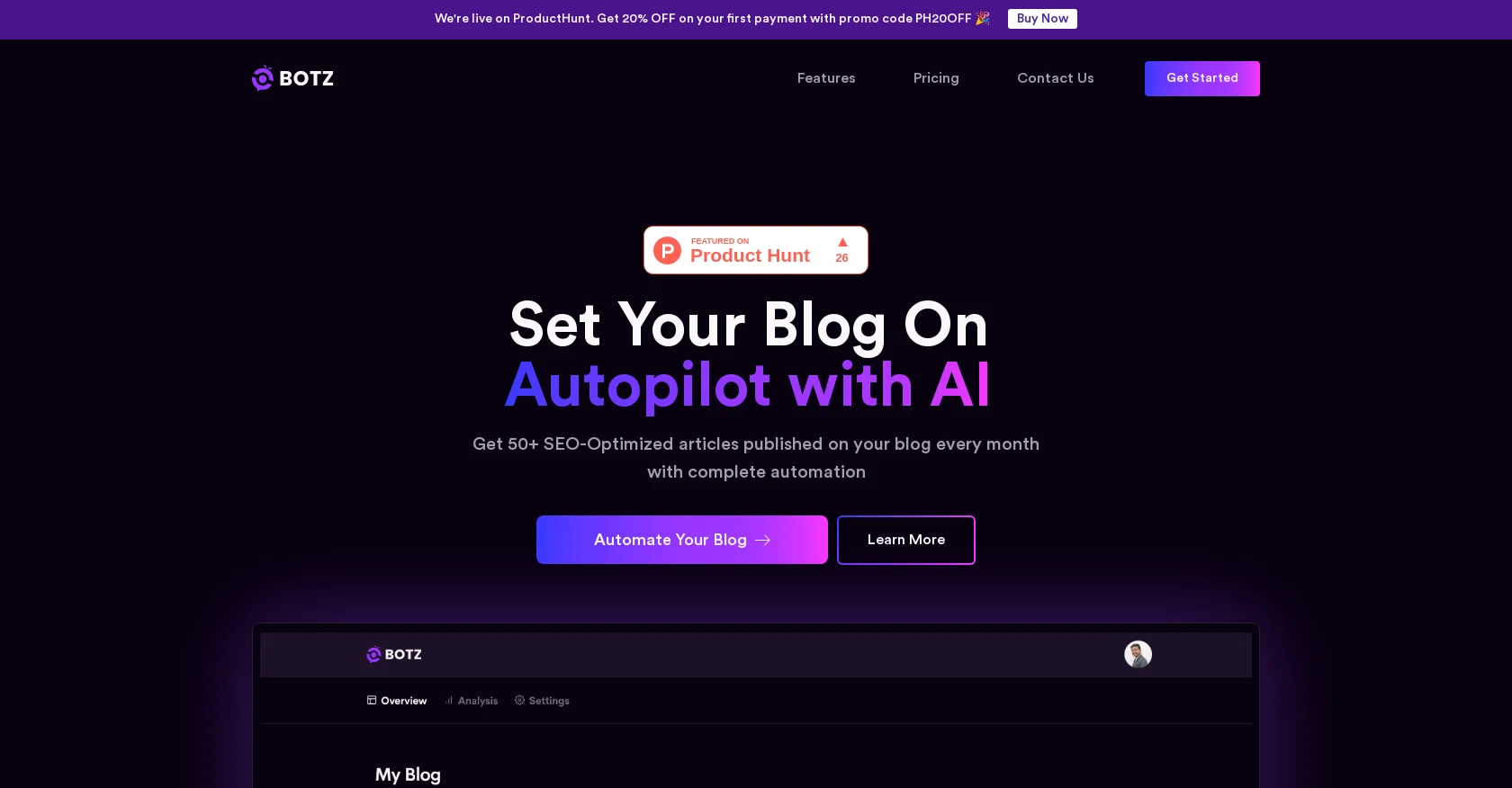 GetBotz website