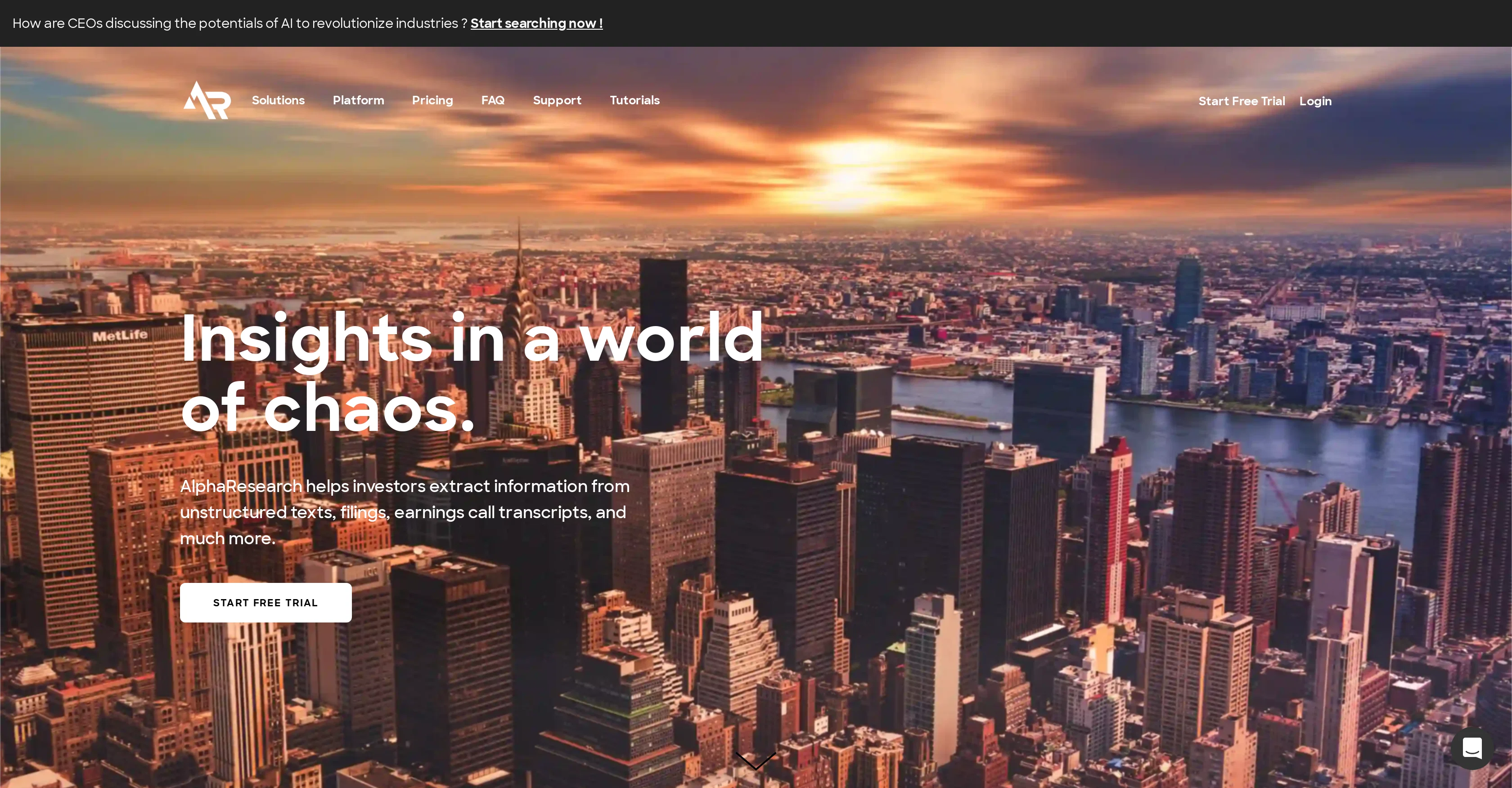 Alpharesearch website