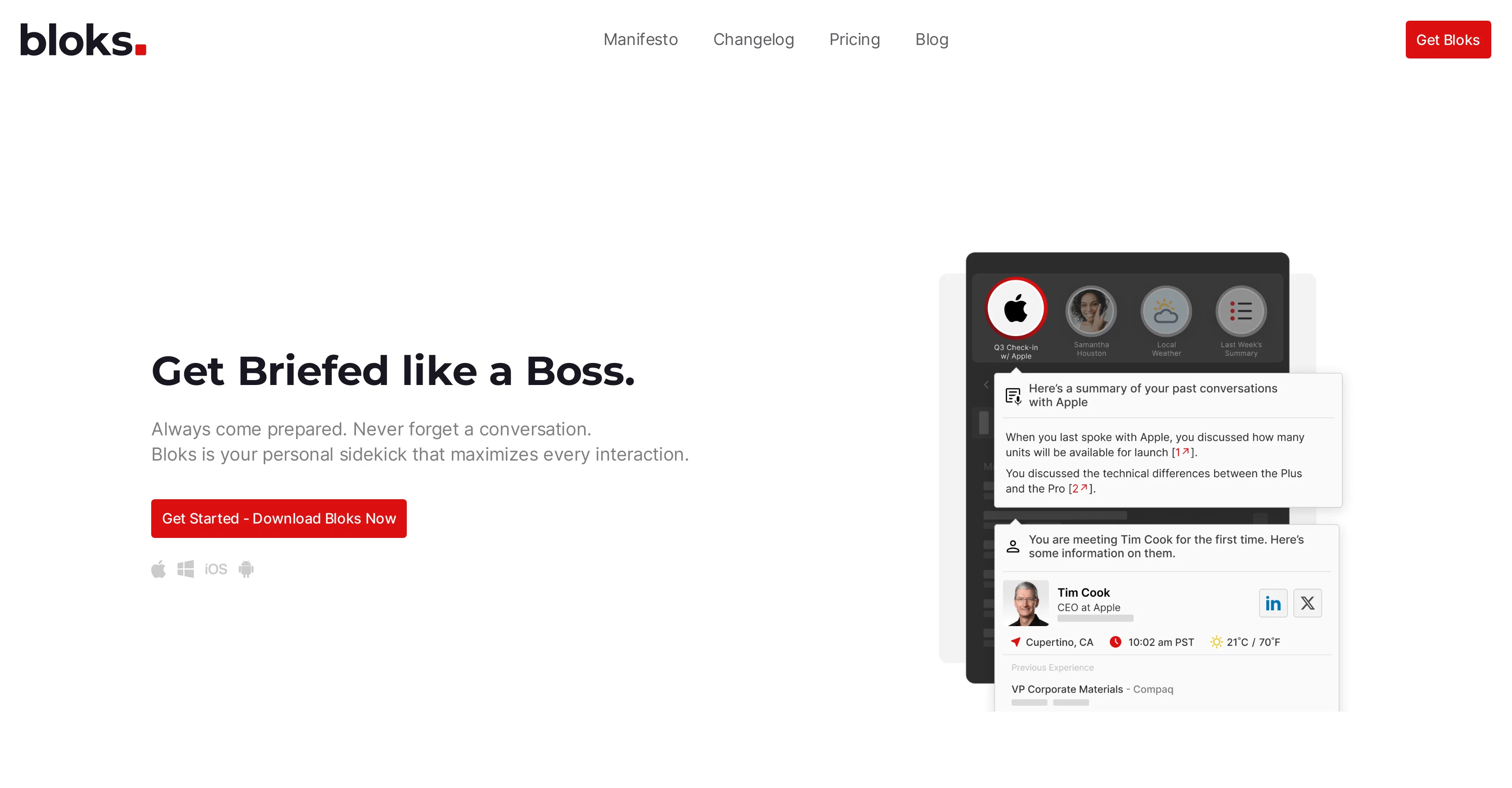 Bloks website