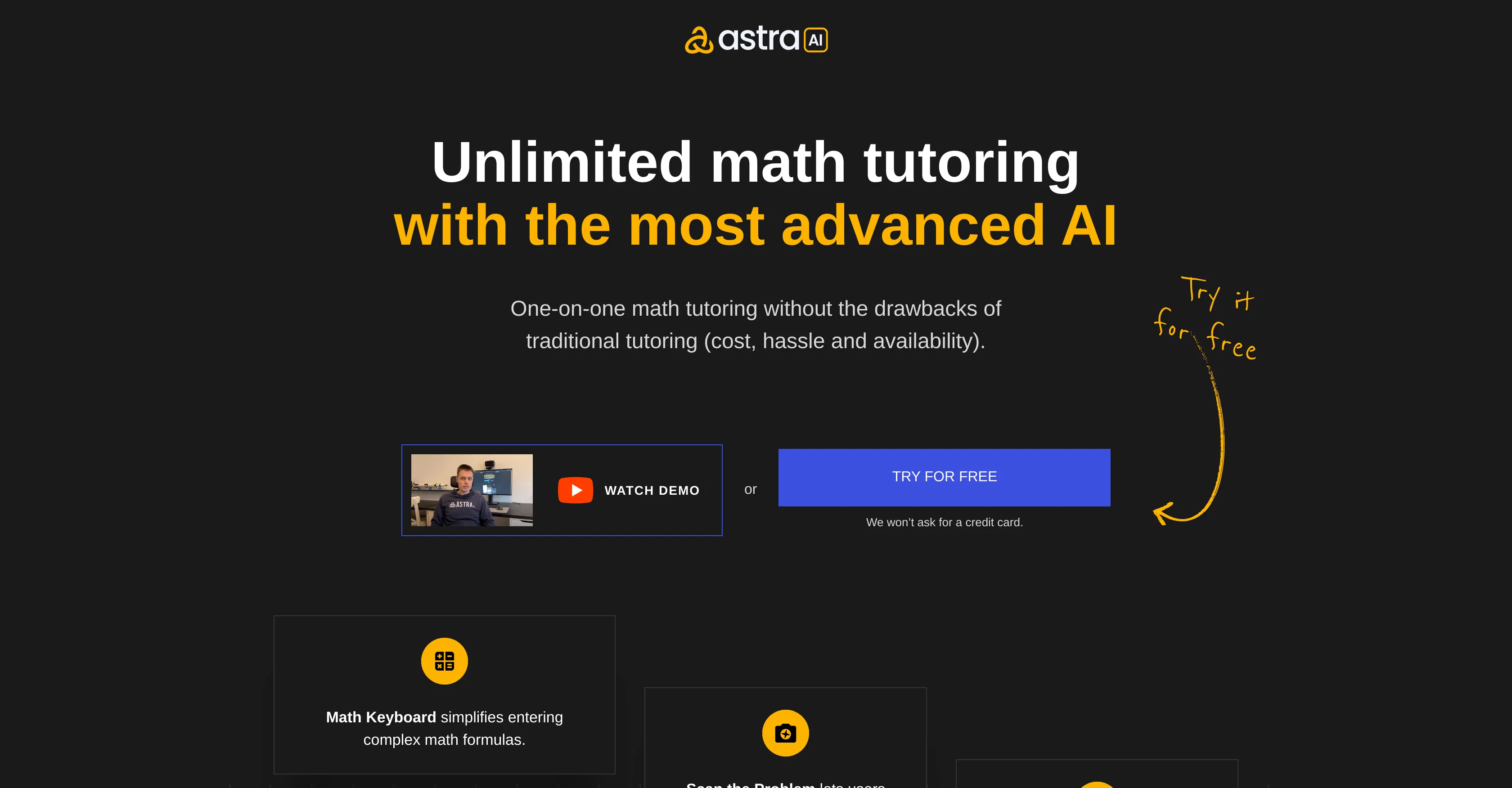 Astra website