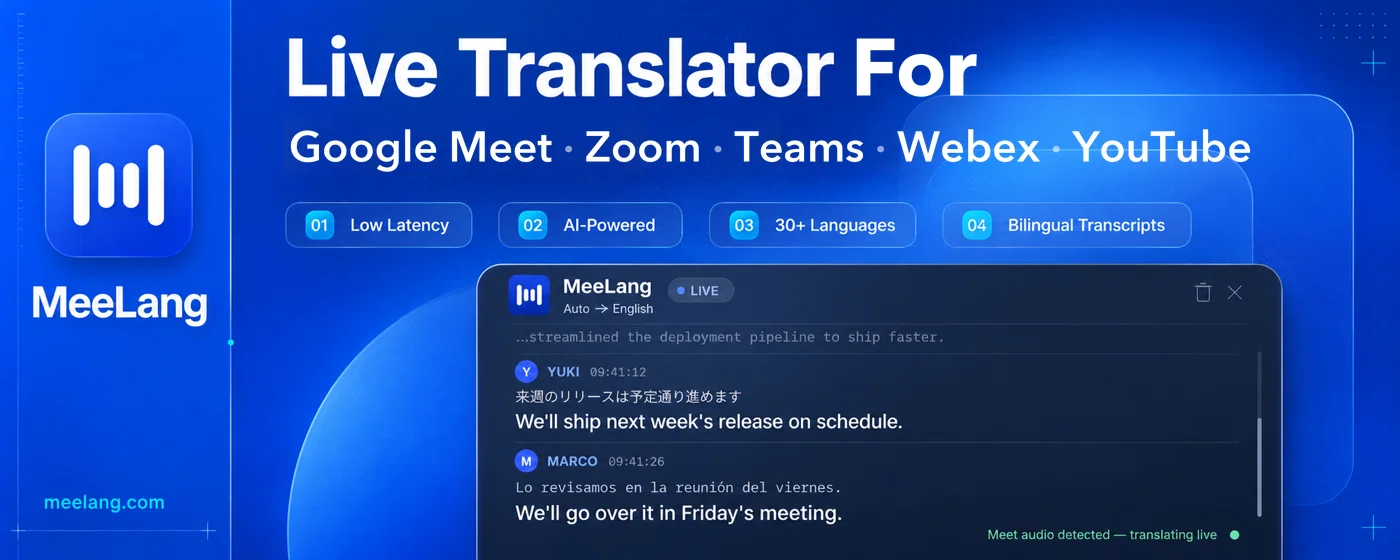 MeeLang website