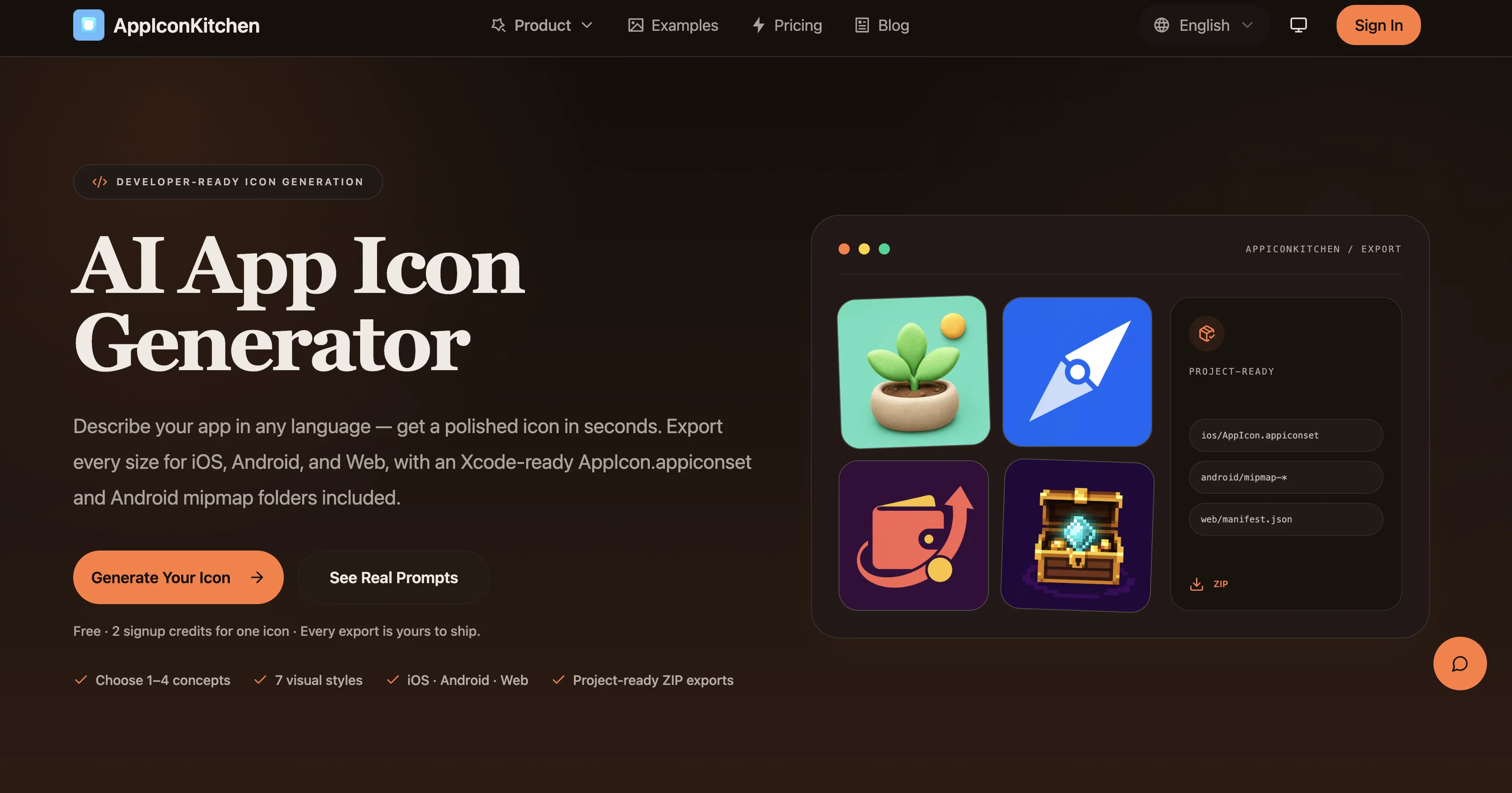 AppIconKitchen website