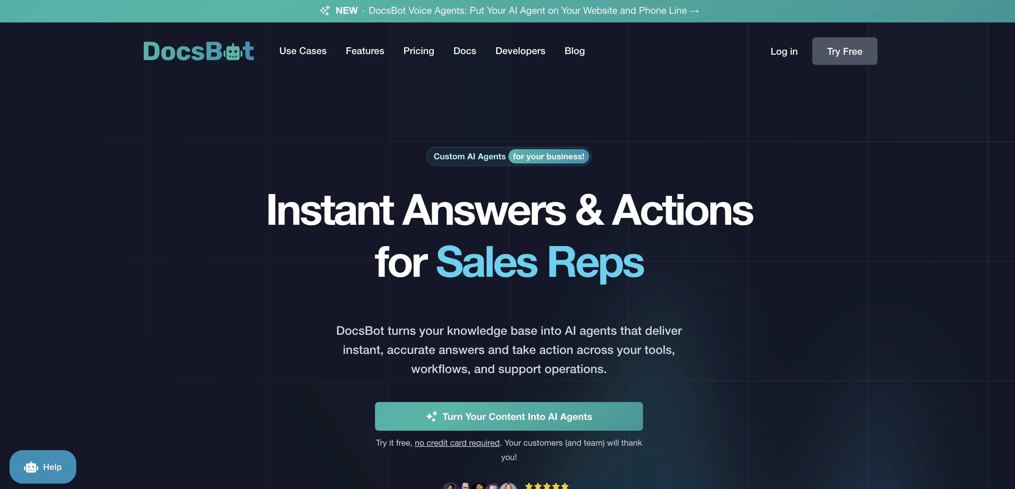 DocsBot  website